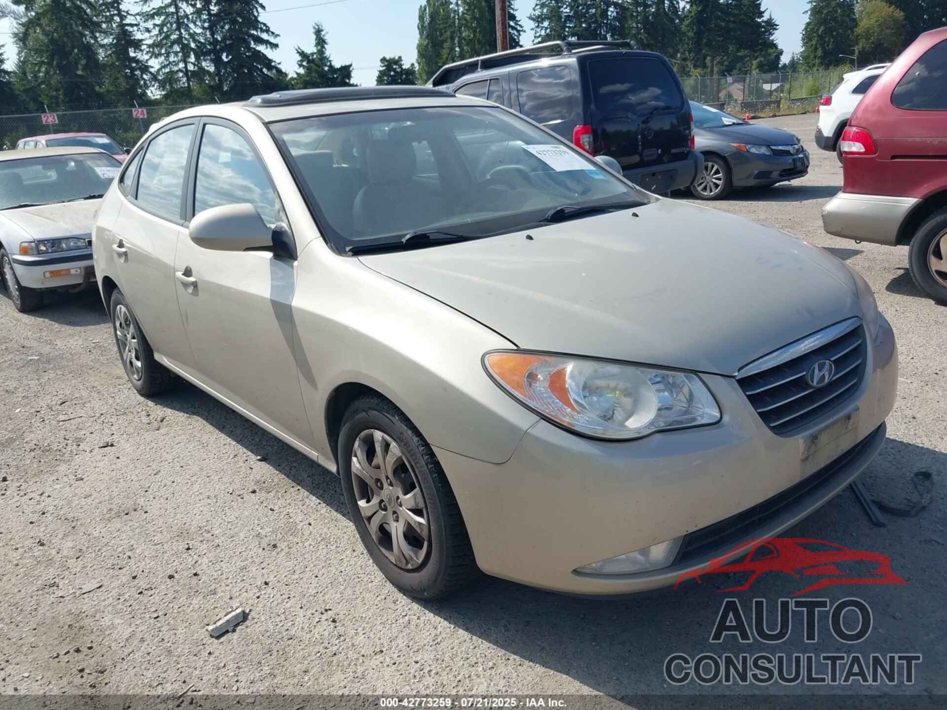 HYUNDAI ELANTRA 2009 - KMHDU46D99U817802