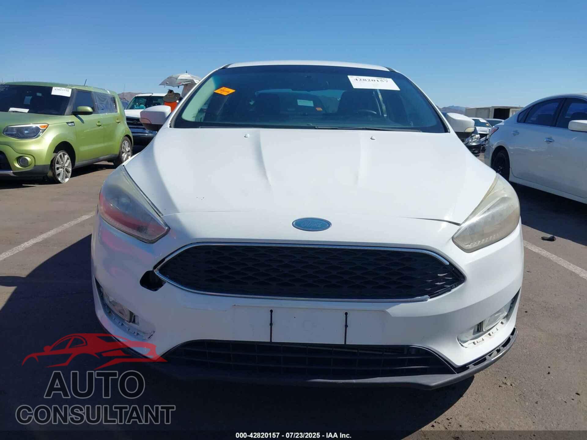 FORD FOCUS 2015 - 1FADP3F29FL287178