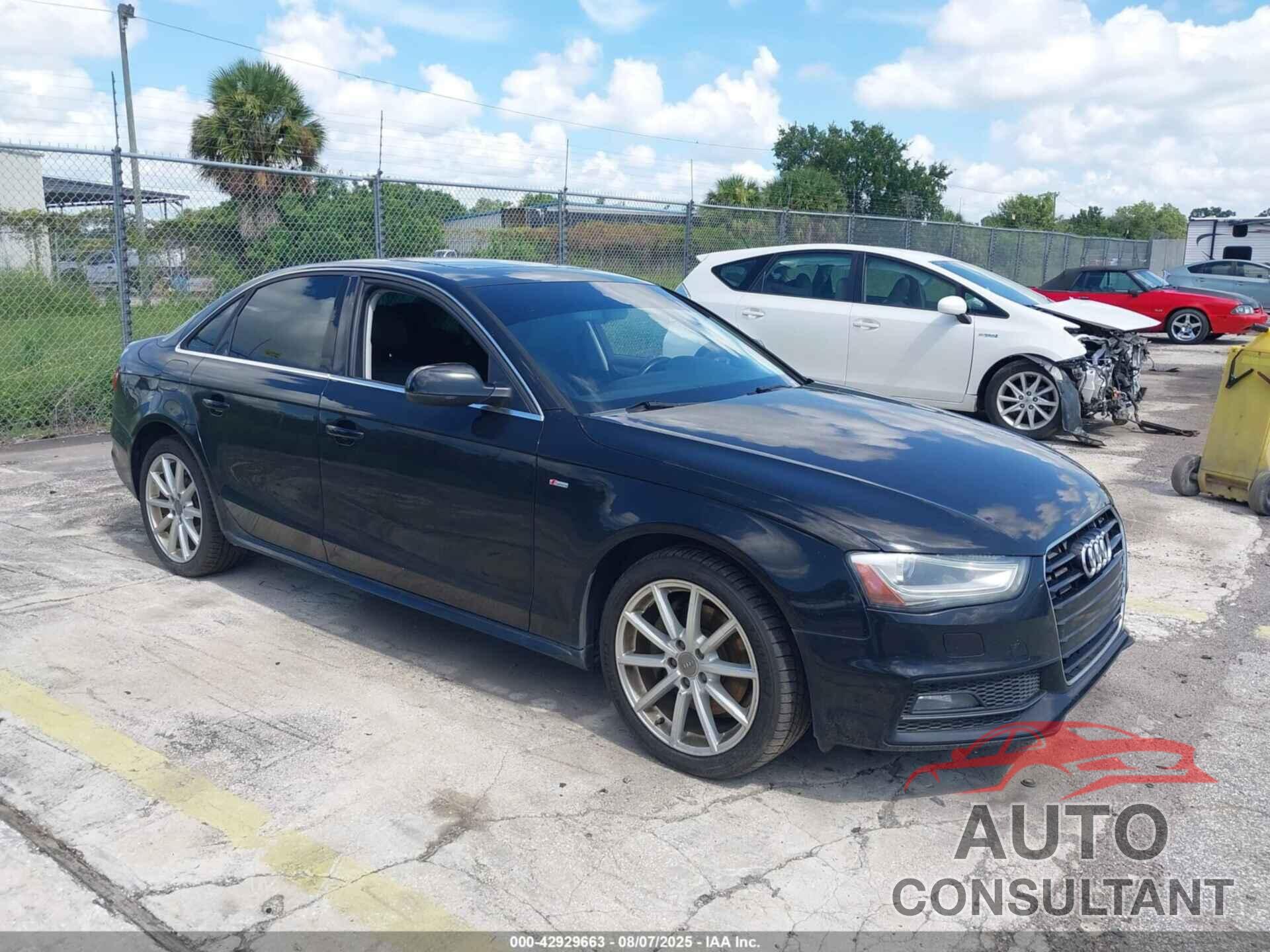 AUDI A4 2014 - WAUEFAFL0EA003961
