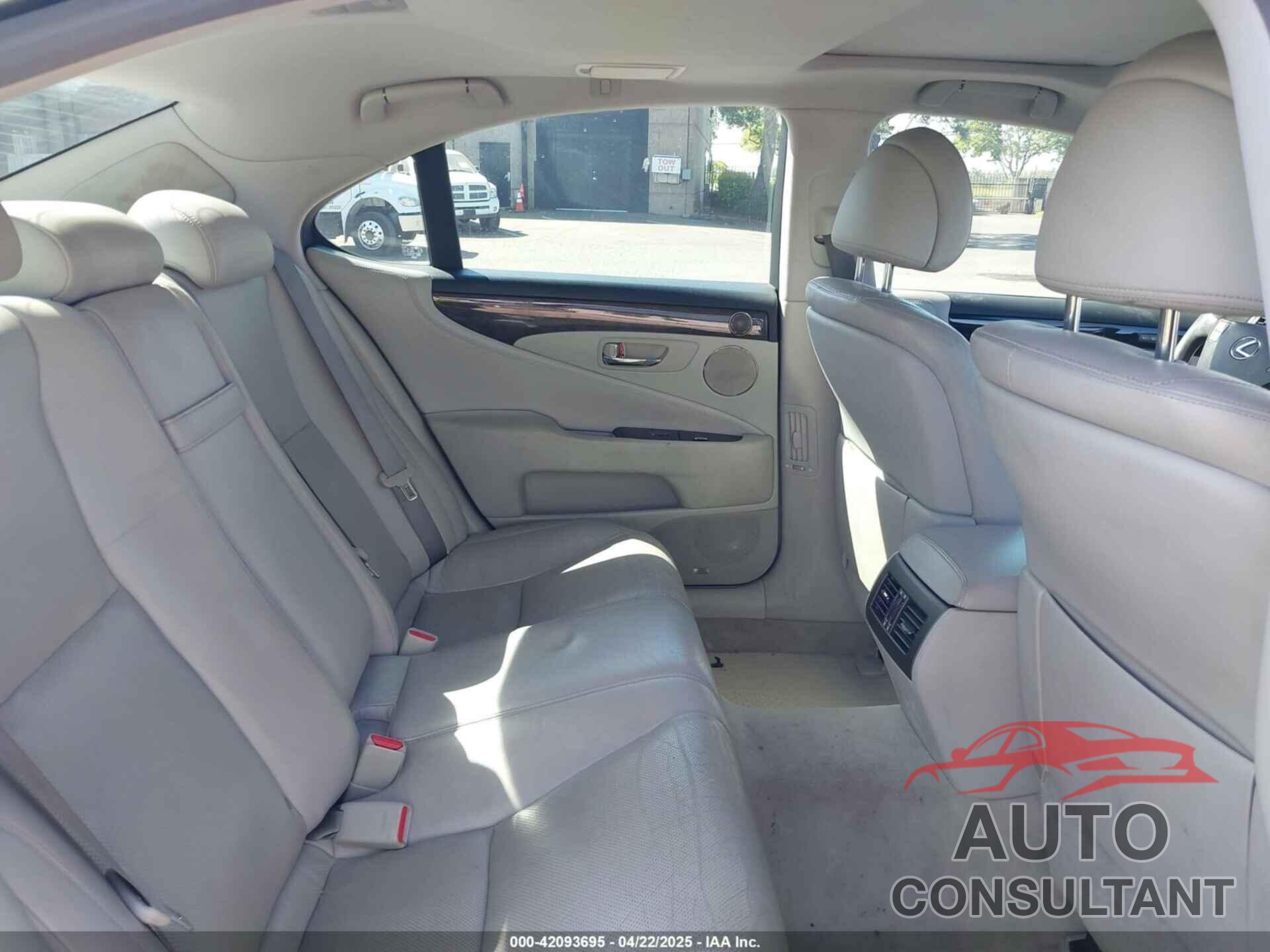 LEXUS LS 460 2012 - JTHBL5EF9C5109265