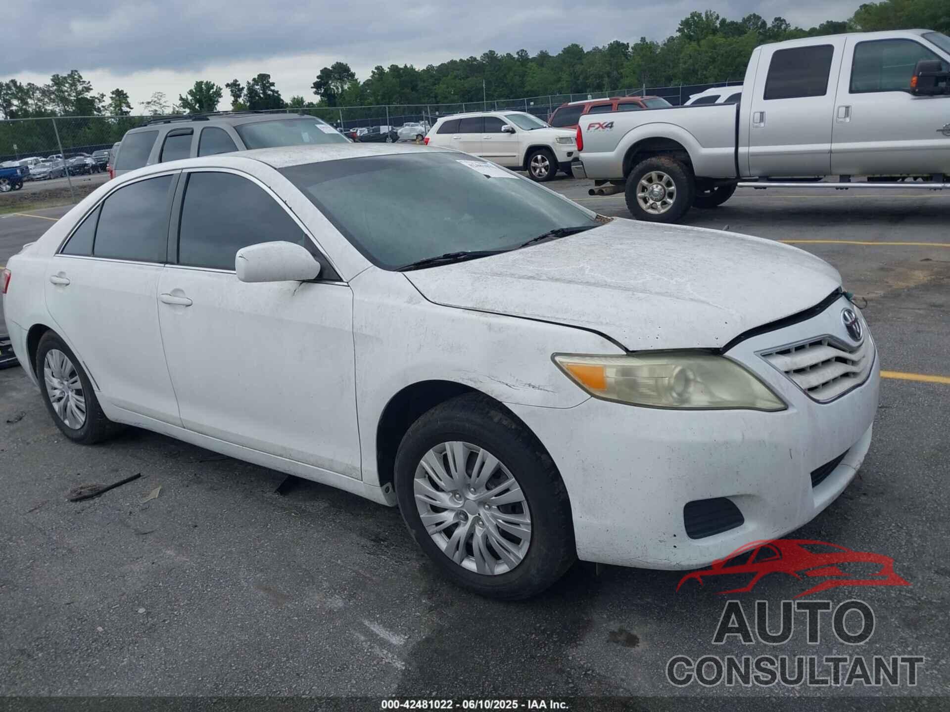 TOYOTA CAMRY 2010 - 4T1BF3EK2AU527689