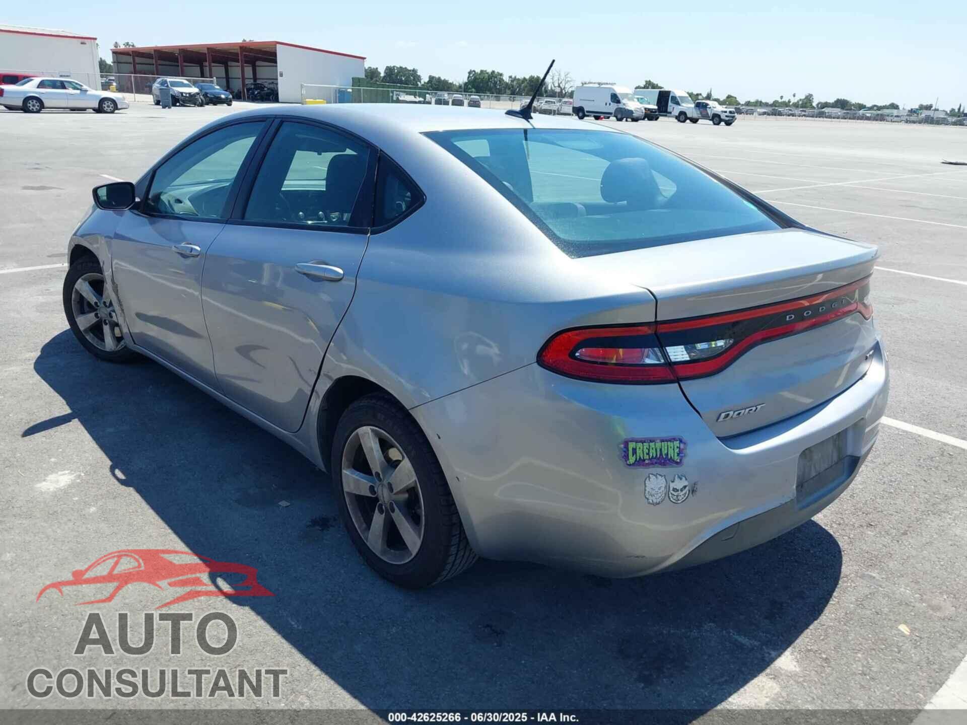 DODGE DART 2015 - 1C3CDFBB8FD320238