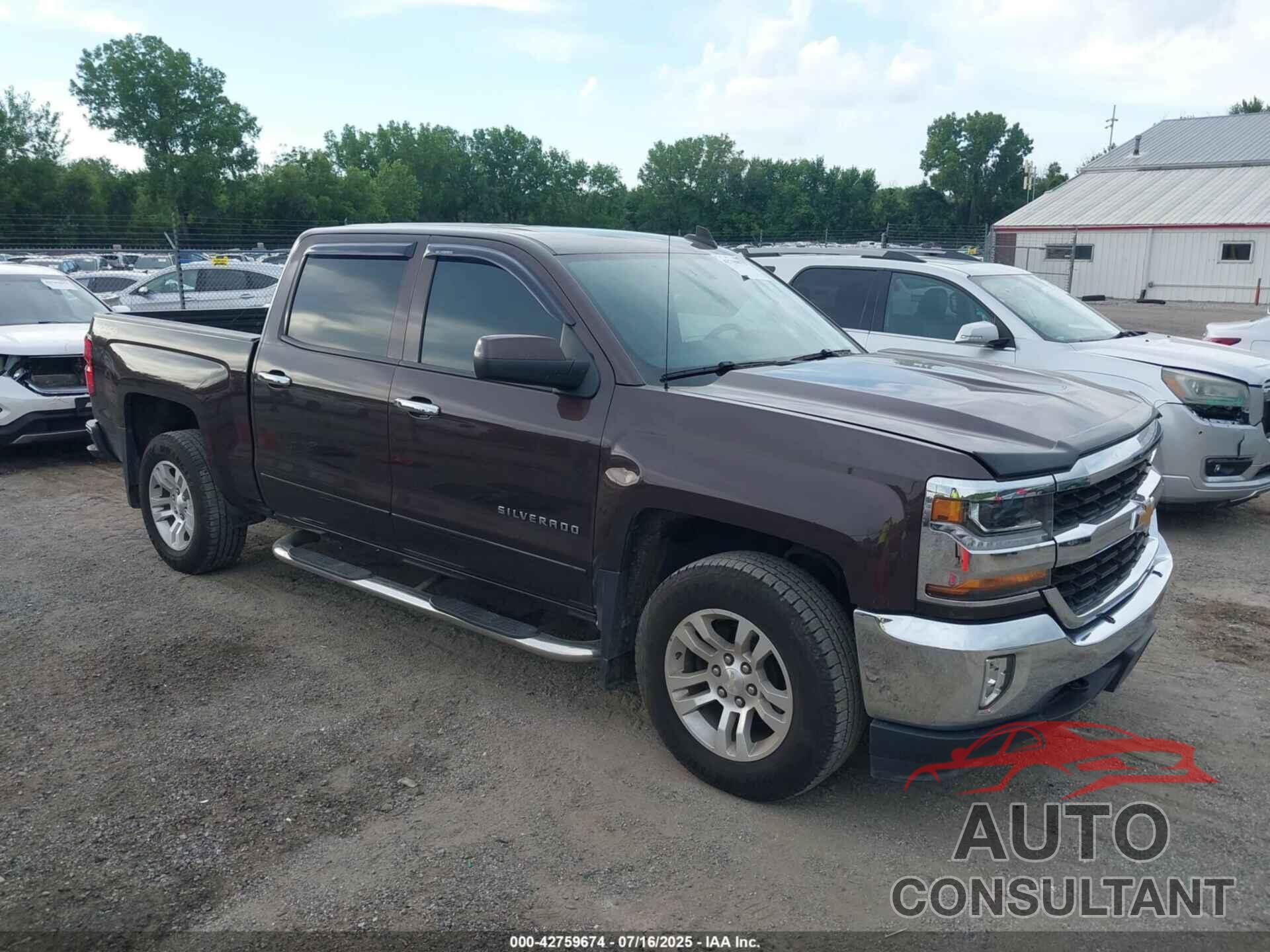 CHEVROLET SILVERADO 1500 2016 - 3GCUKREC9GG174884