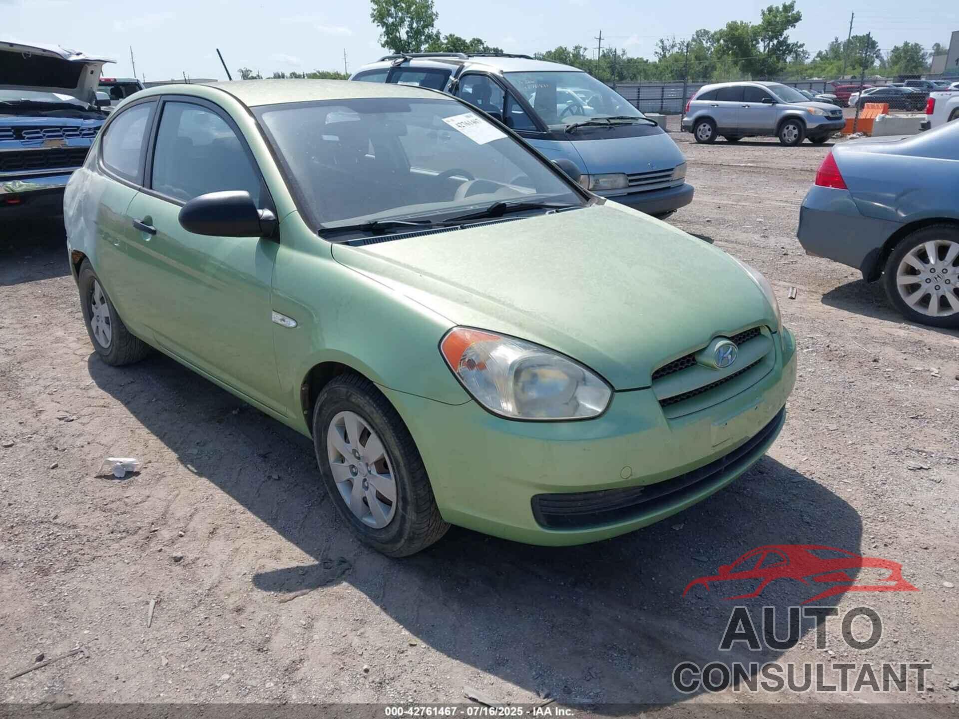 HYUNDAI ACCENT 2009 - KMHCM36CX9U112195