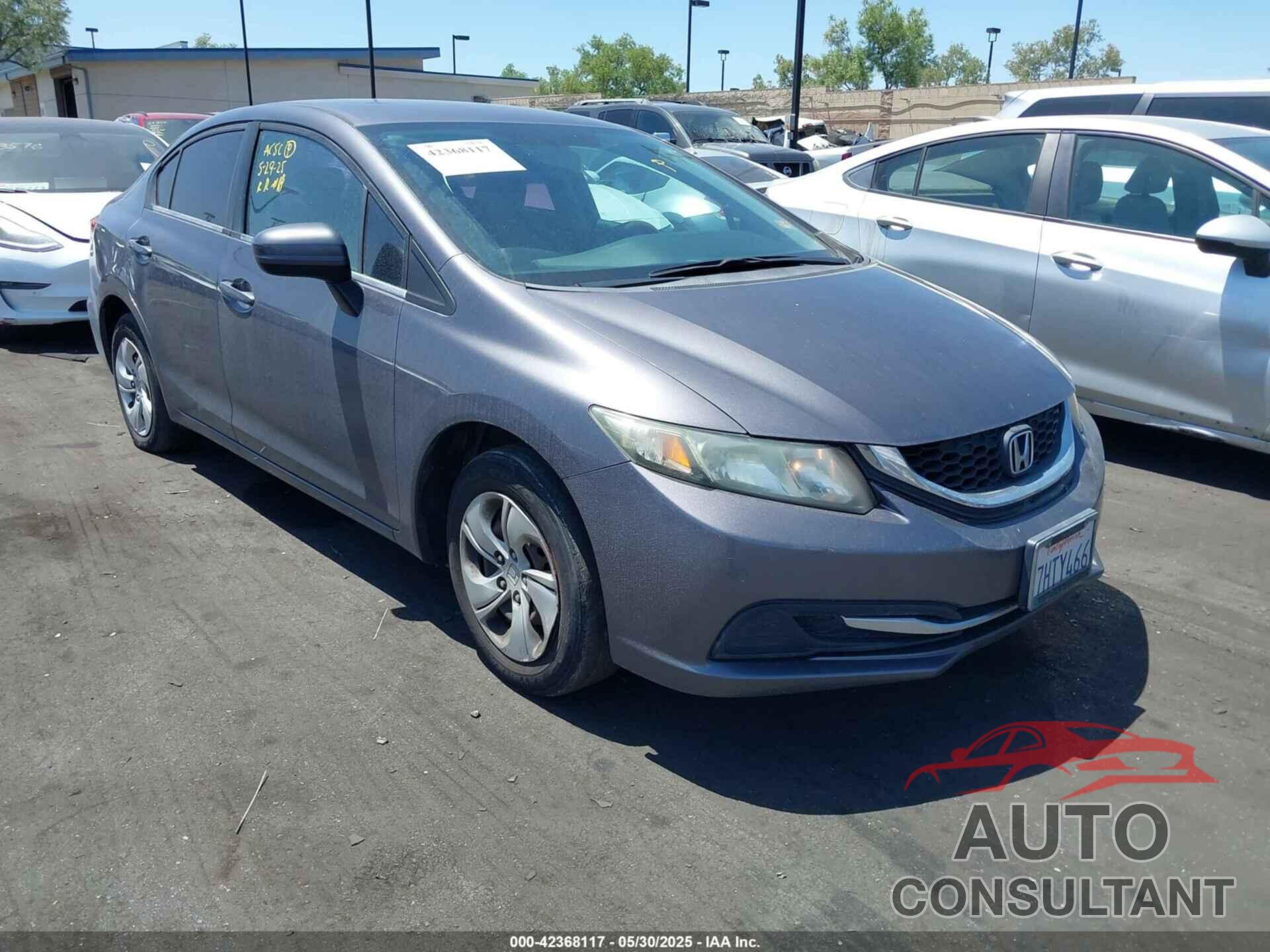 HONDA CIVIC 2014 - 19XFB2F52EE272499