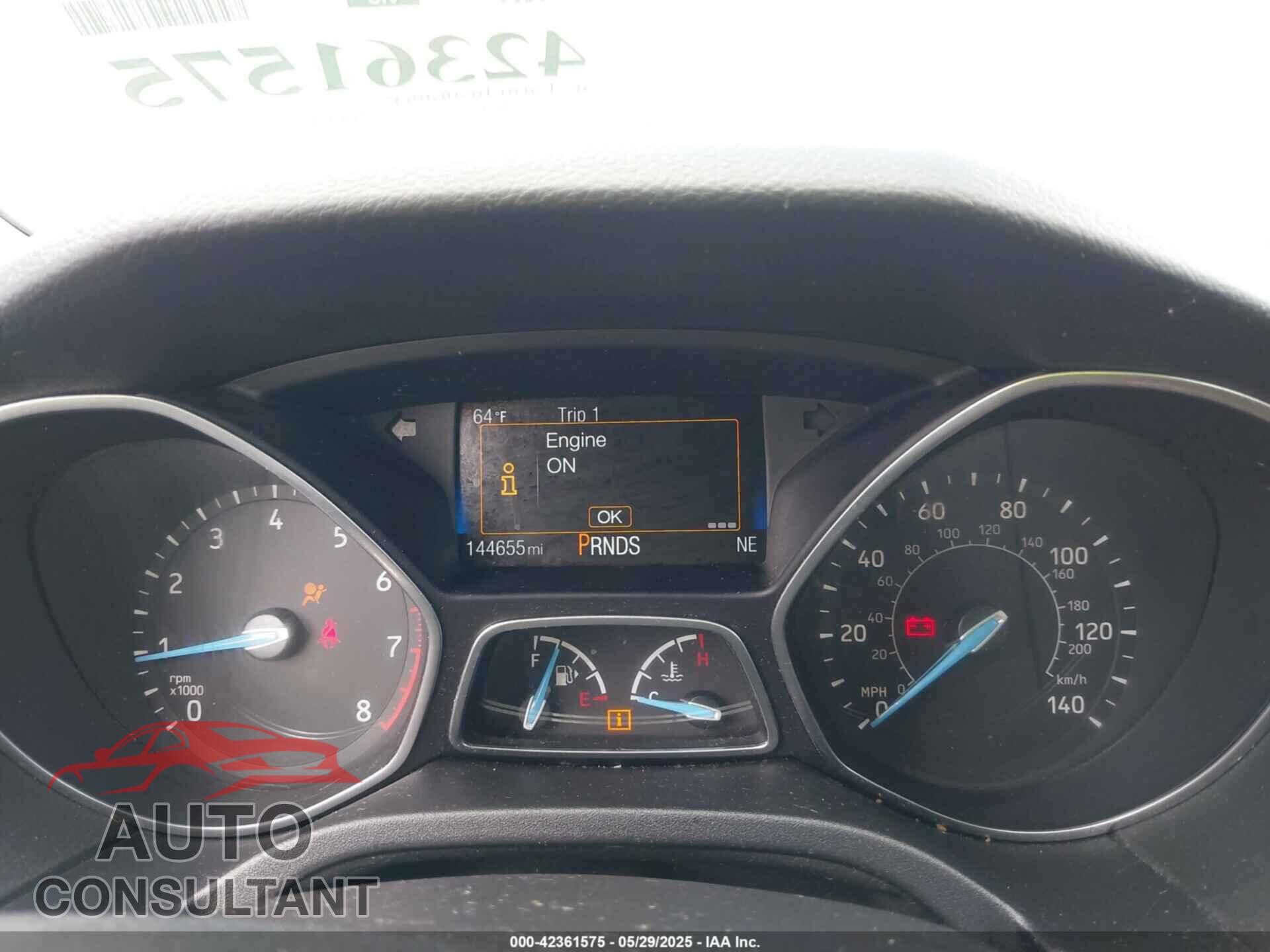 FORD FOCUS 2015 - 1FADP3F28FL235217