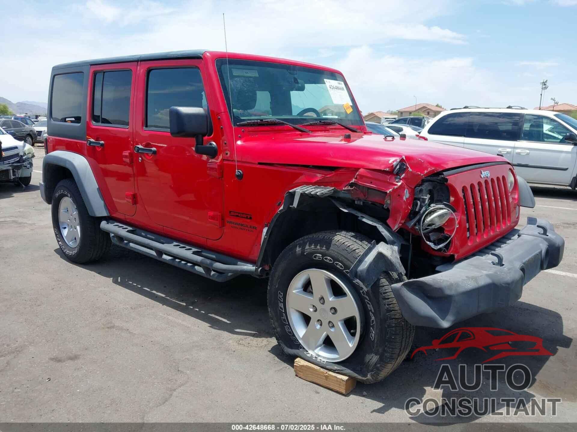 JEEP WRANGLER UNLIMITED 2014 - 1C4BJWDG6EL129463