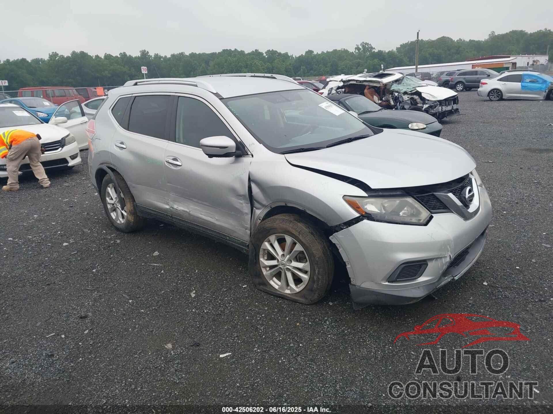 NISSAN ROGUE 2016 - KNMAT2MV9GP641579
