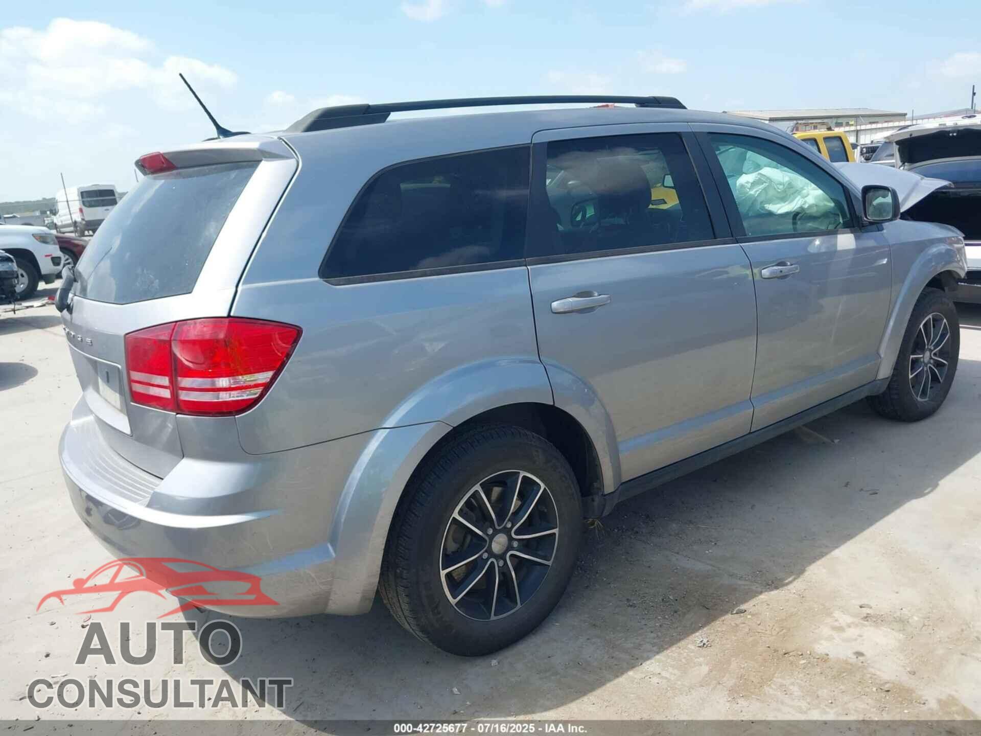 DODGE JOURNEY 2017 - 3C4PDCAB5HT637937