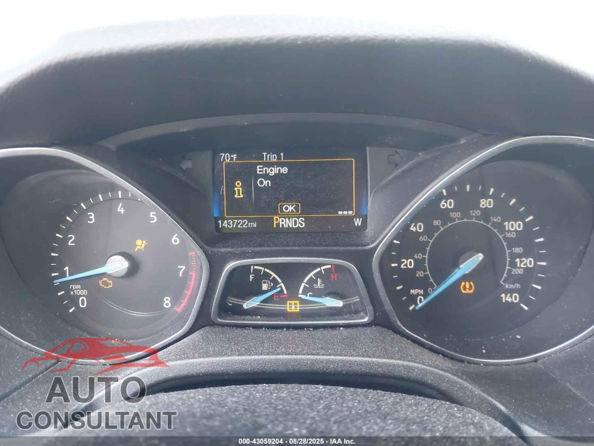 FORD FOCUS 2016 - 1FADP3F2XGL313210