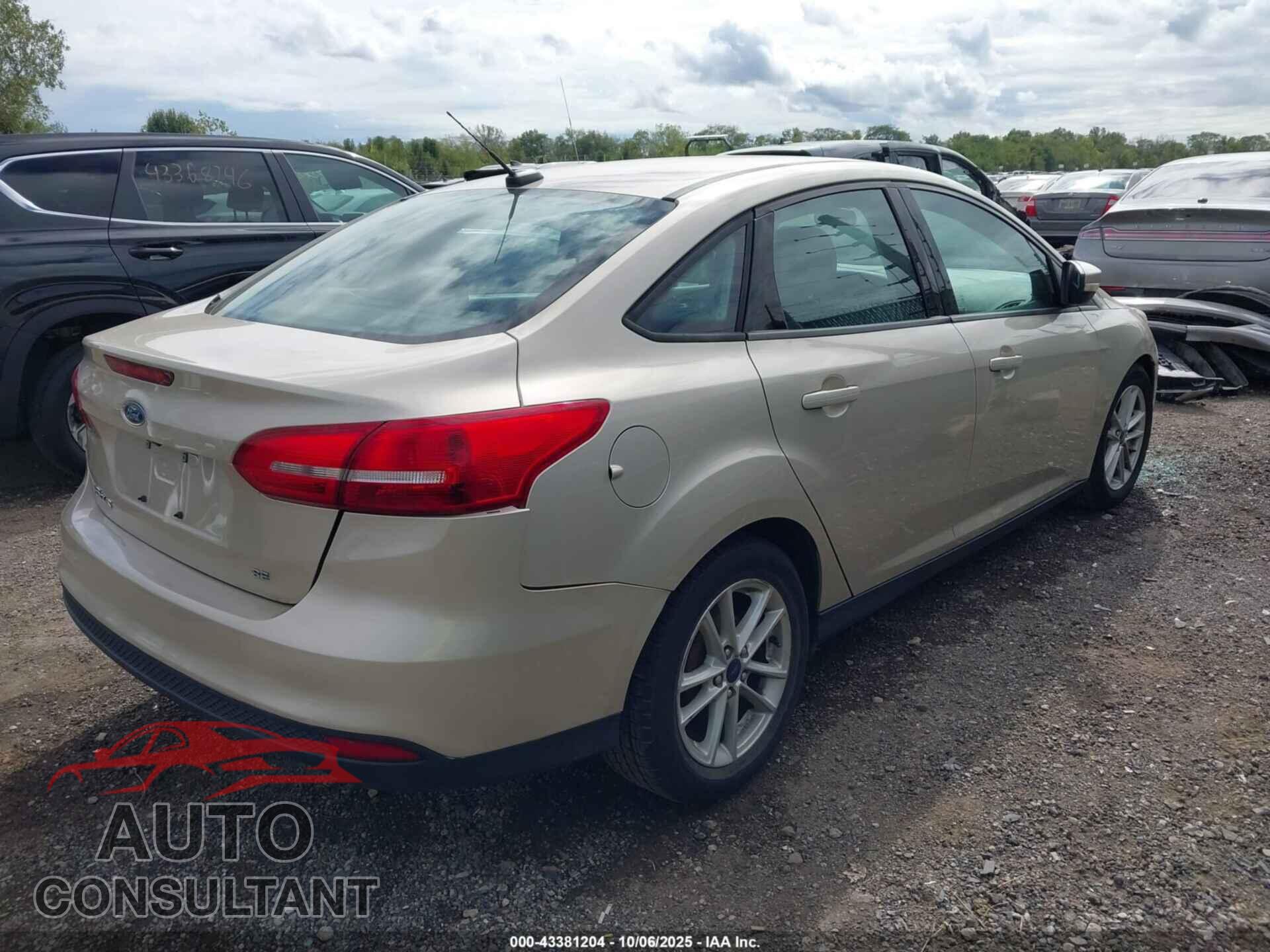 FORD FOCUS 2017 - 1FADP3F26HL265349