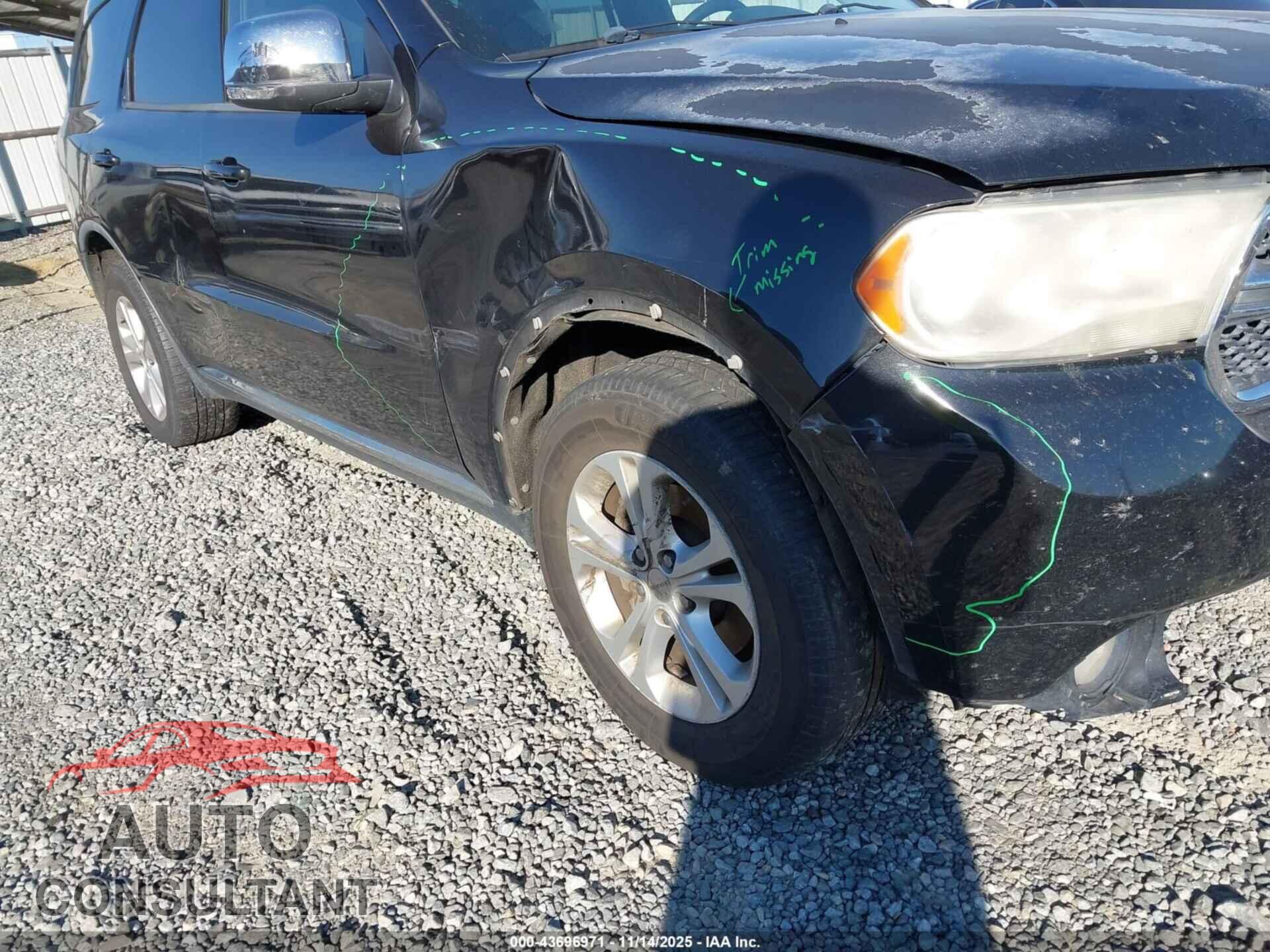 DODGE DURANGO 2012 - 1C4RDHDG4CC152626