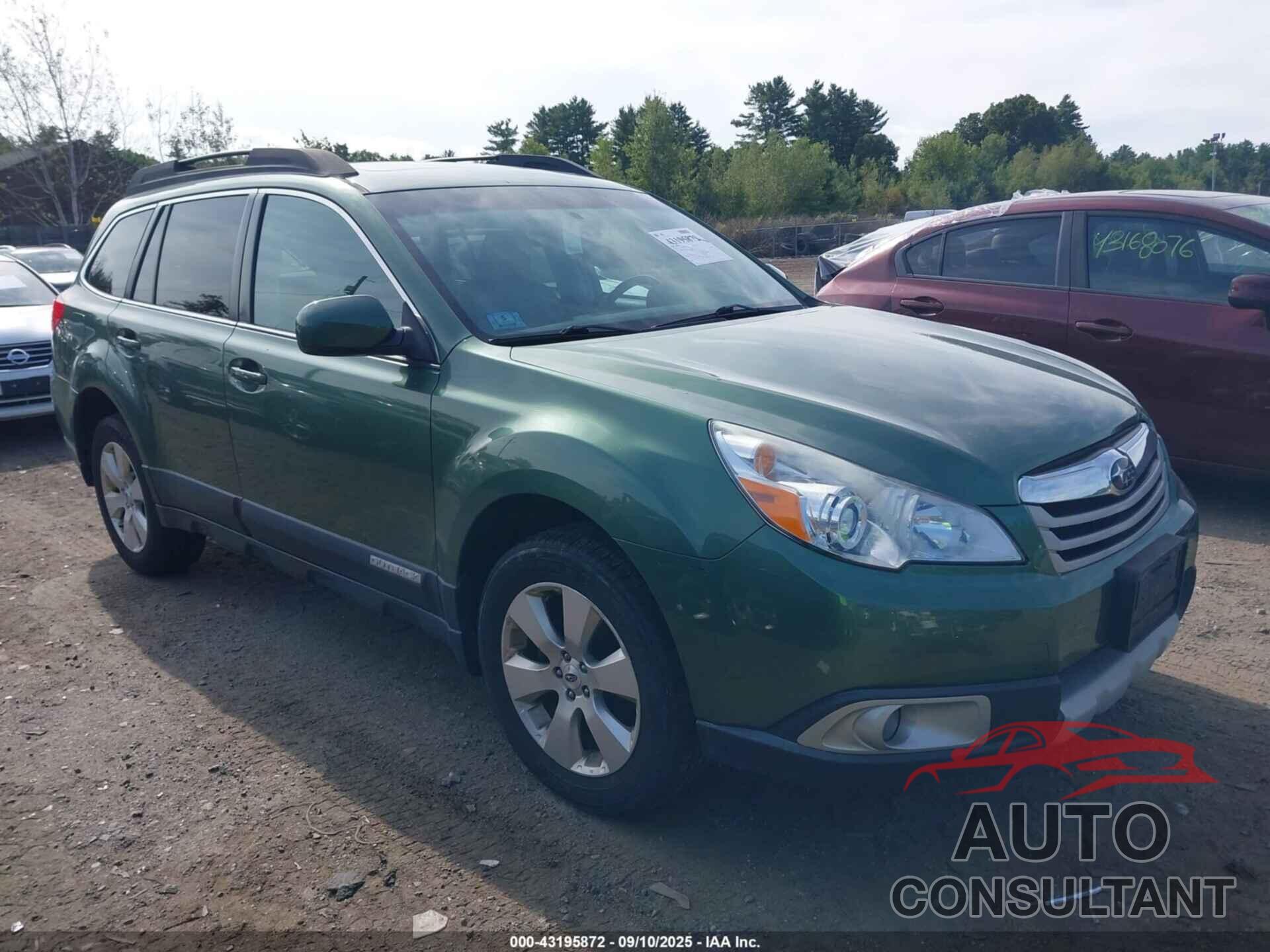 SUBARU OUTBACK 2012 - 4S4BRBLC7C3274973