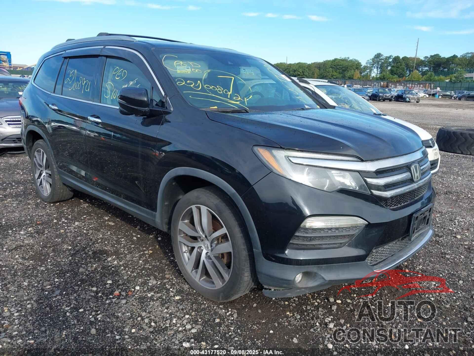 HONDA PILOT 2016 - 5FNYF6H97GB088709