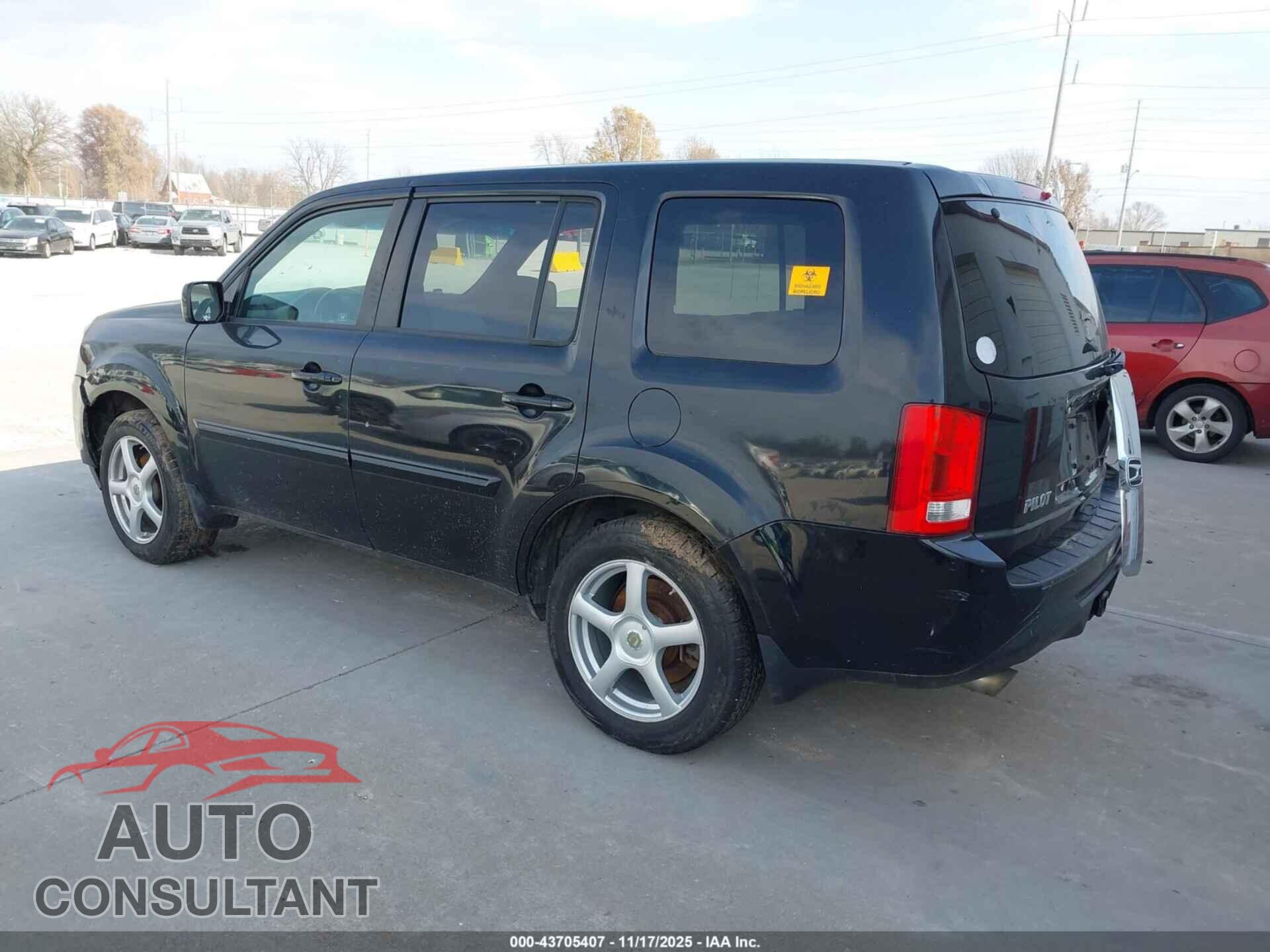 HONDA PILOT 2012 - 5FNYF4H76CB005347