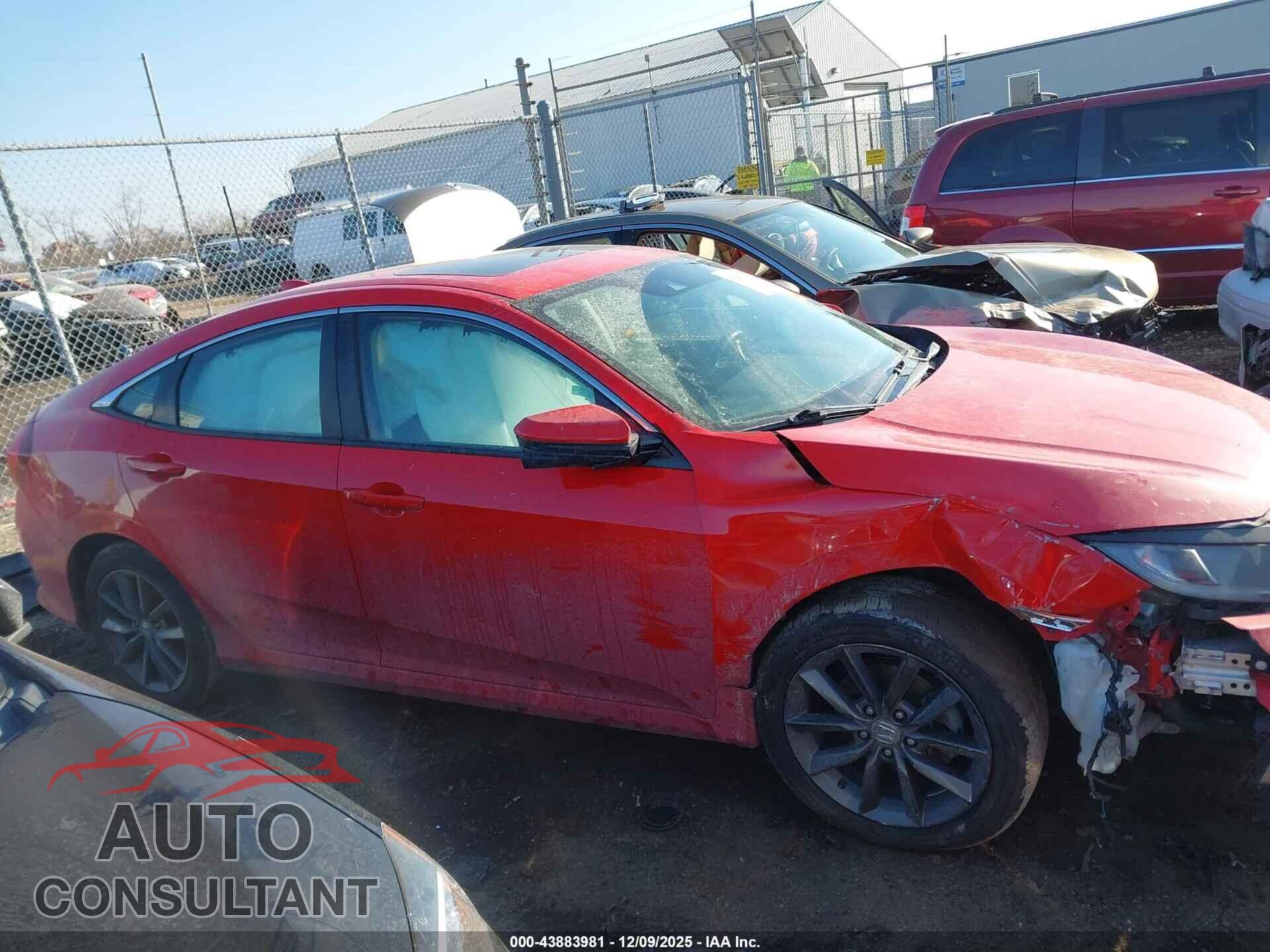 HONDA CIVIC 2019 - 2HGFC1F72KH650010