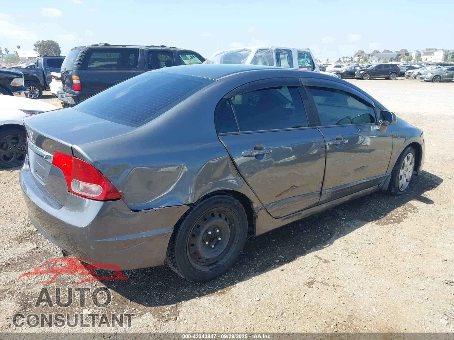 HONDA CIVIC 2009 - 19XFA16599E051663