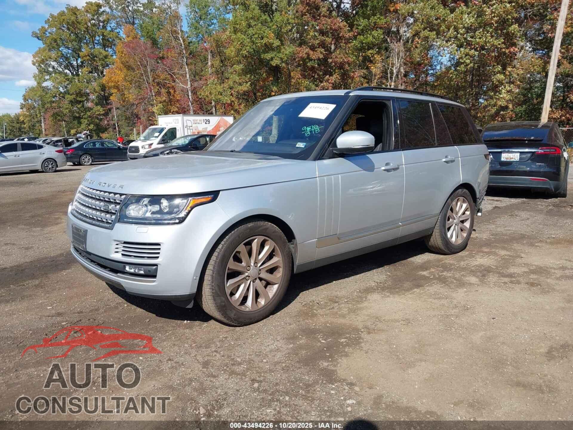 LAND ROVER RANGE ROVER 2017 - SALGS2FV3HA352303