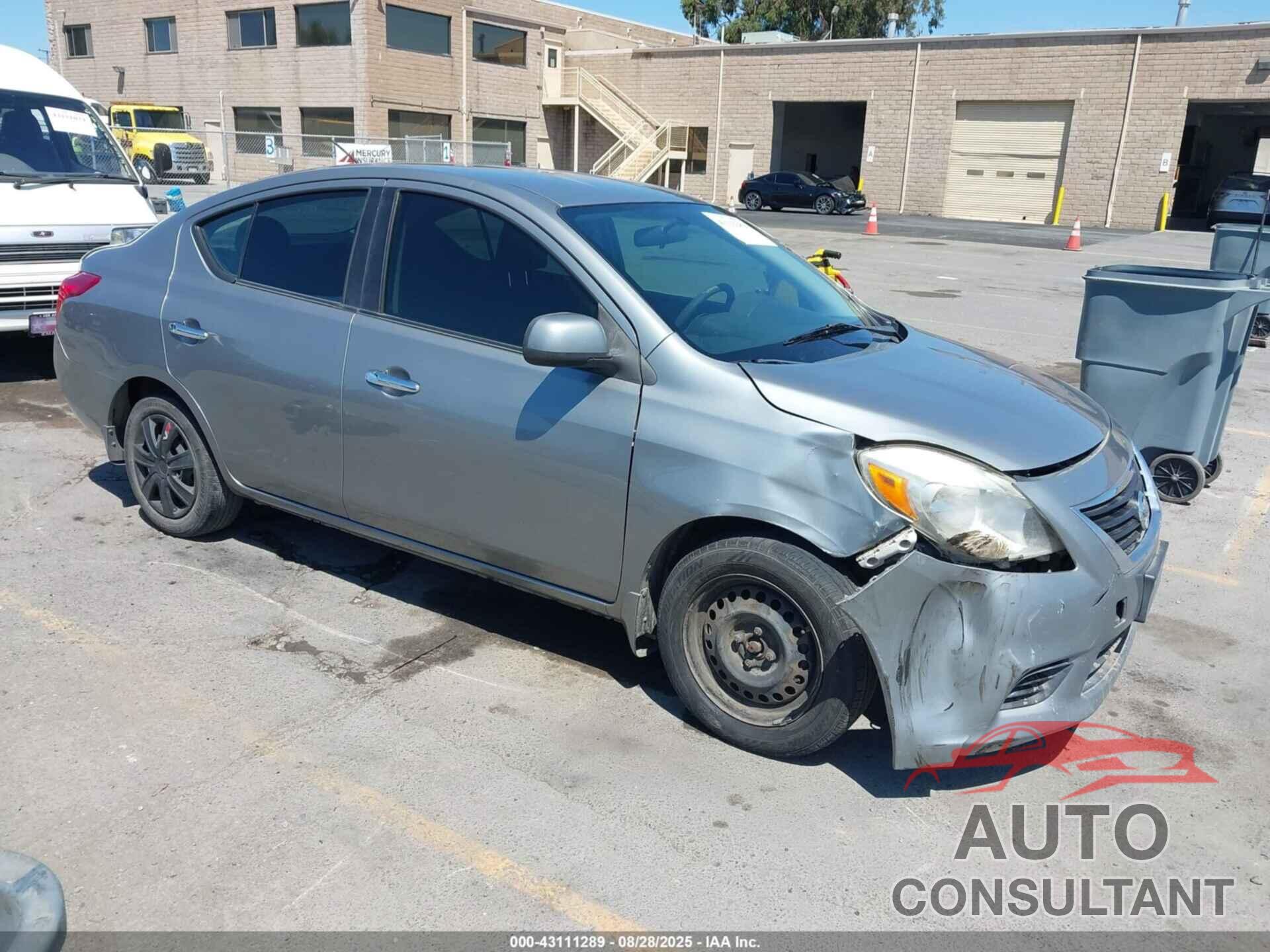 NISSAN VERSA 2012 - 3N1CN7AP1CL855674
