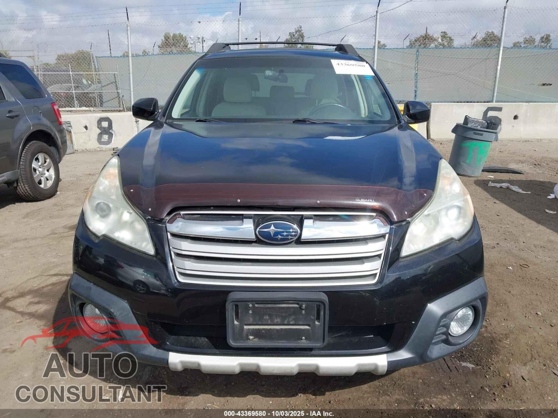 SUBARU OUTBACK 2013 - 4S4BRBCC2D1239772