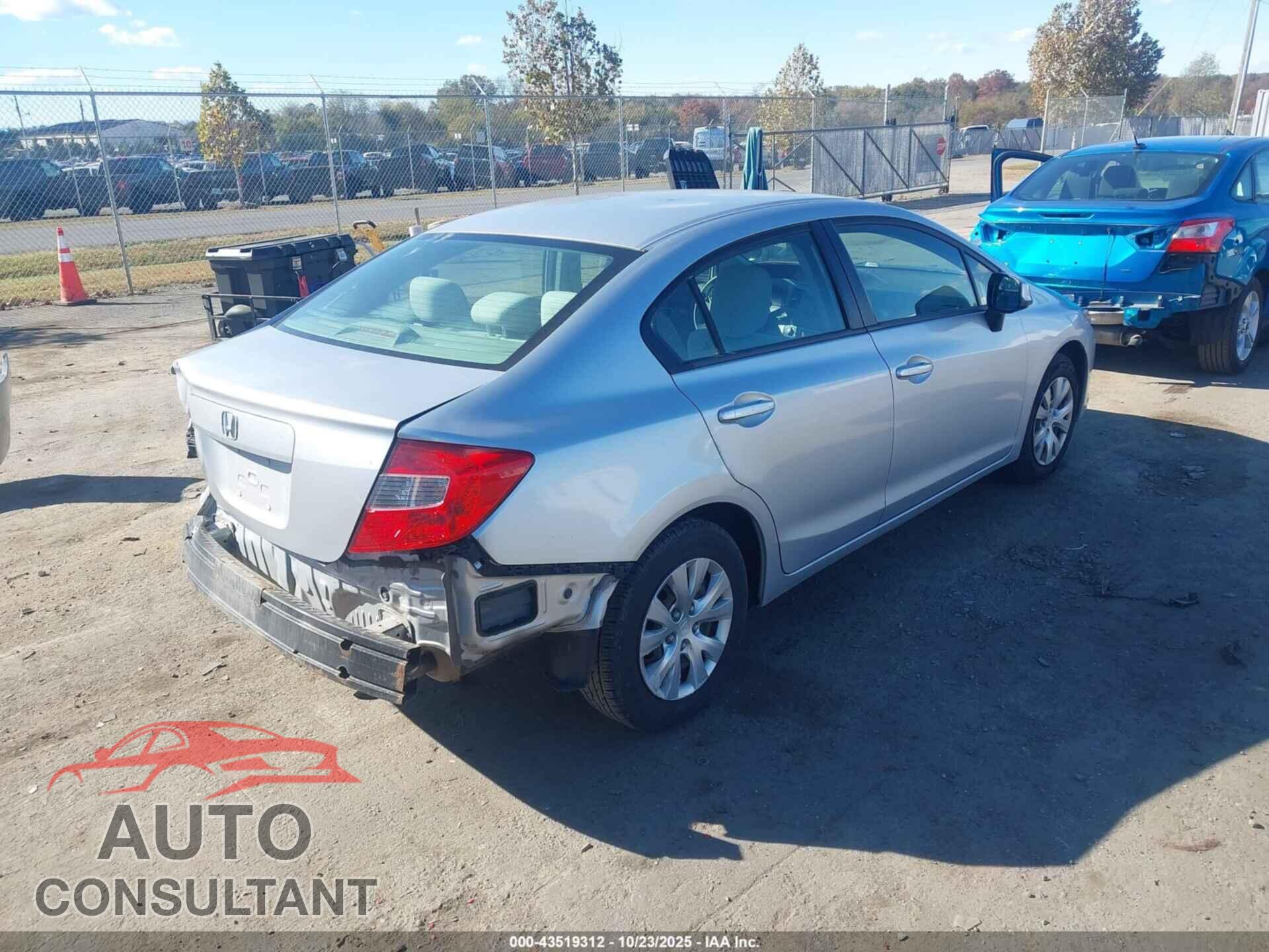 HONDA CIVIC 2012 - 2HGFB2F52CH589959