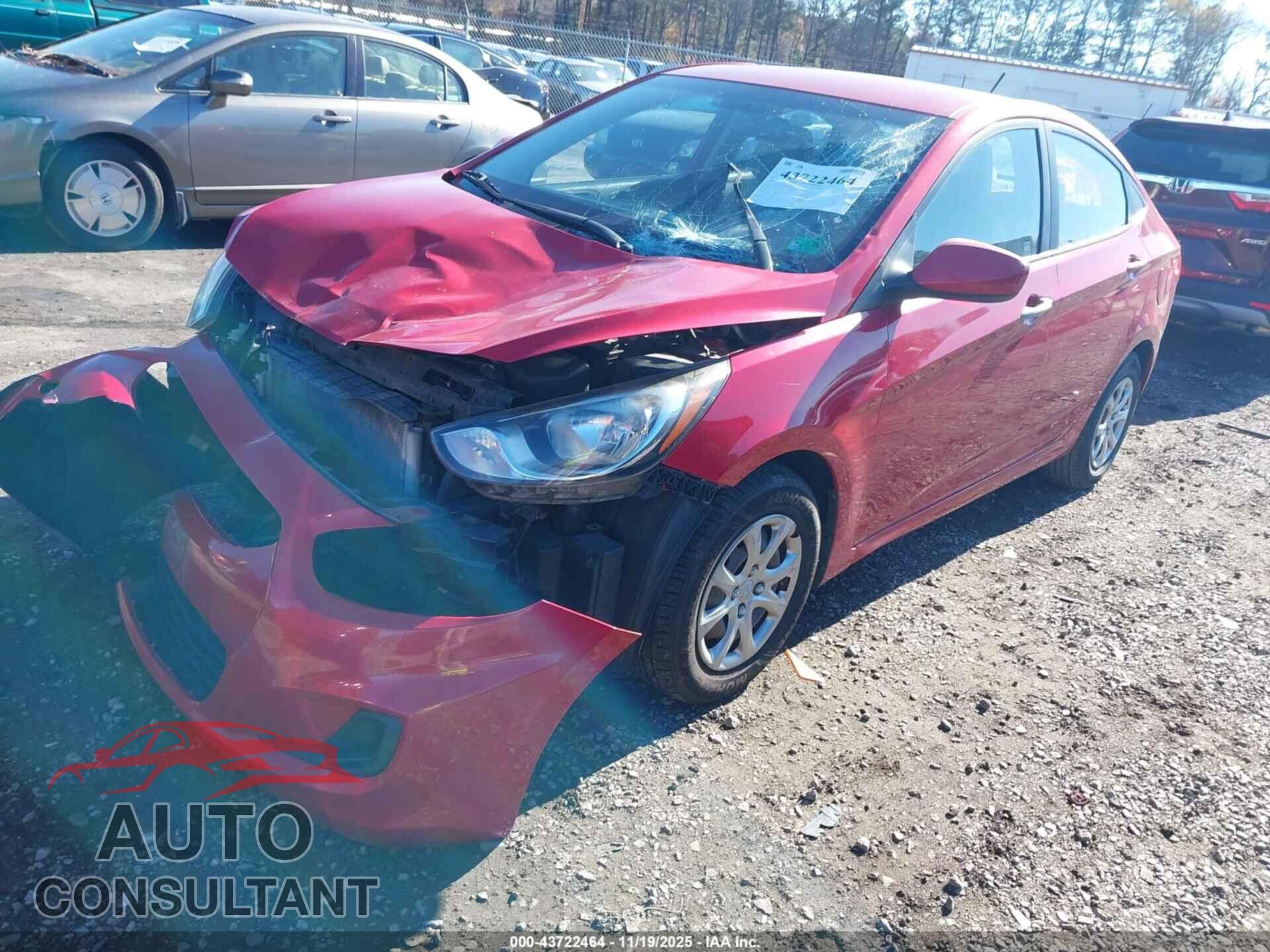 HYUNDAI ACCENT 2013 - KMHCT4AE4DU395963