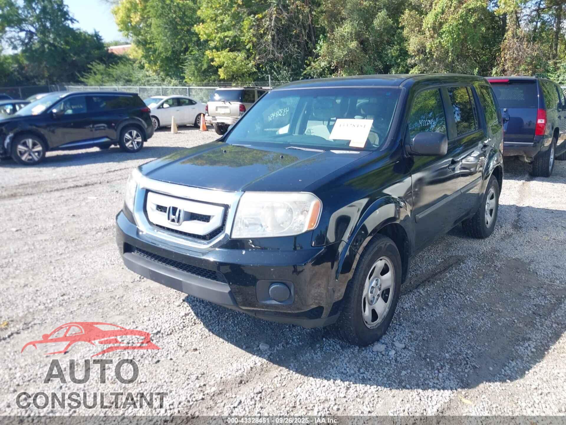 HONDA PILOT 2011 - 5FNYF4H23BB106090