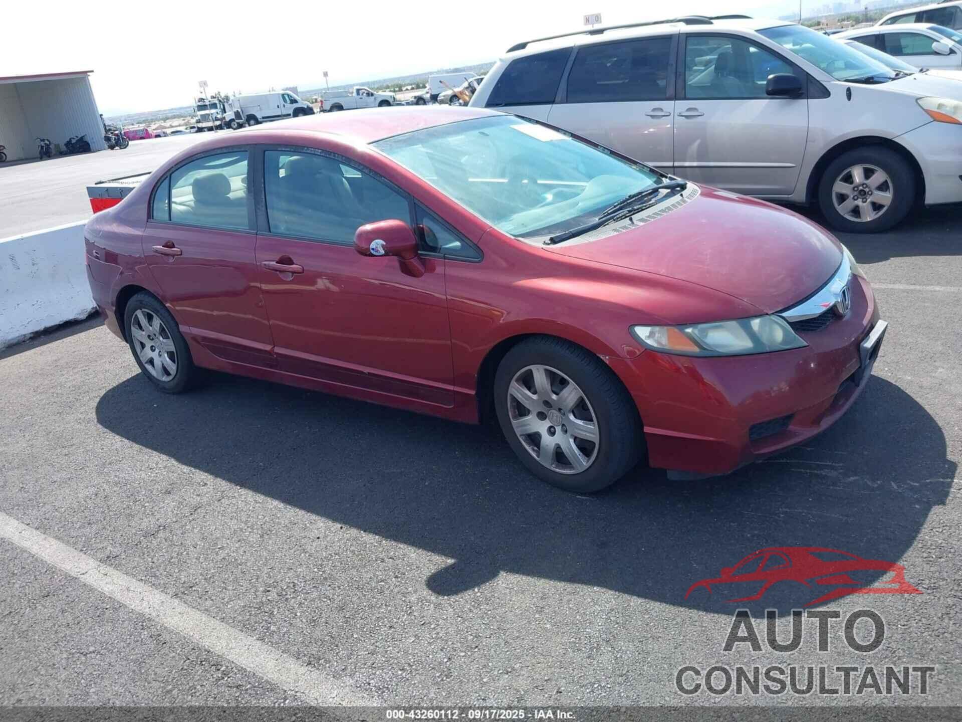 HONDA CIVIC 2010 - 19XFA1F53AE020624