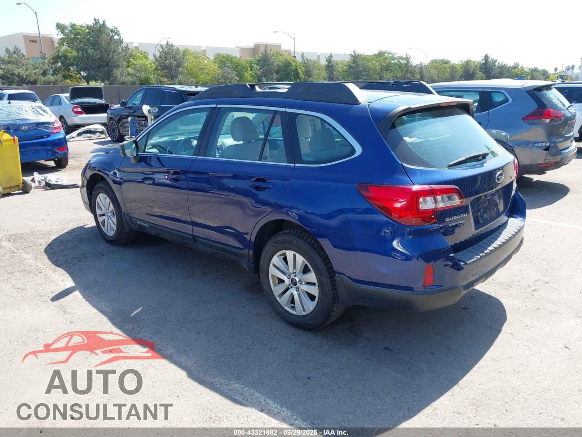 SUBARU OUTBACK 2017 - 4S4BSAAC4H3309977