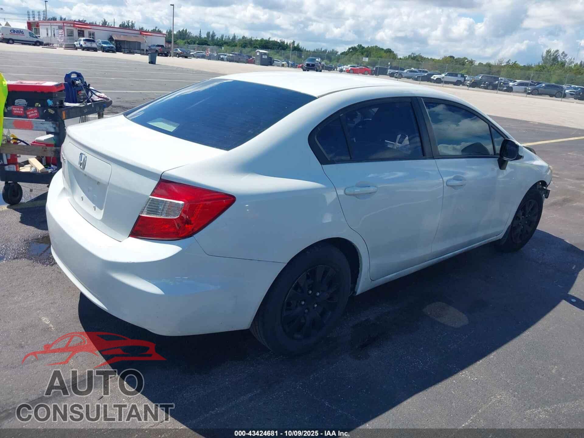 HONDA CIVIC 2012 - JHMFB2F54CS000092