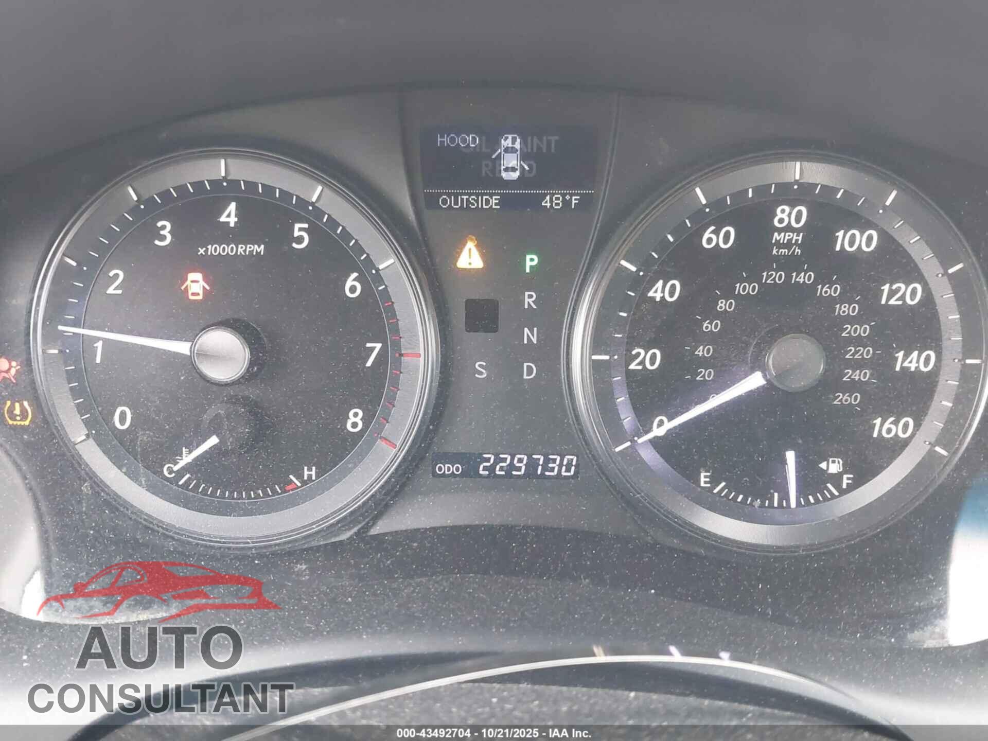 LEXUS ES 350 2011 - JTHBK1EG4B2430408