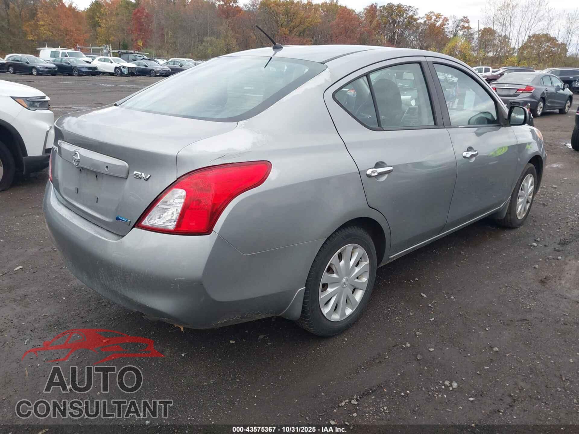 NISSAN VERSA 2012 - 3N1CN7AP1CL855593