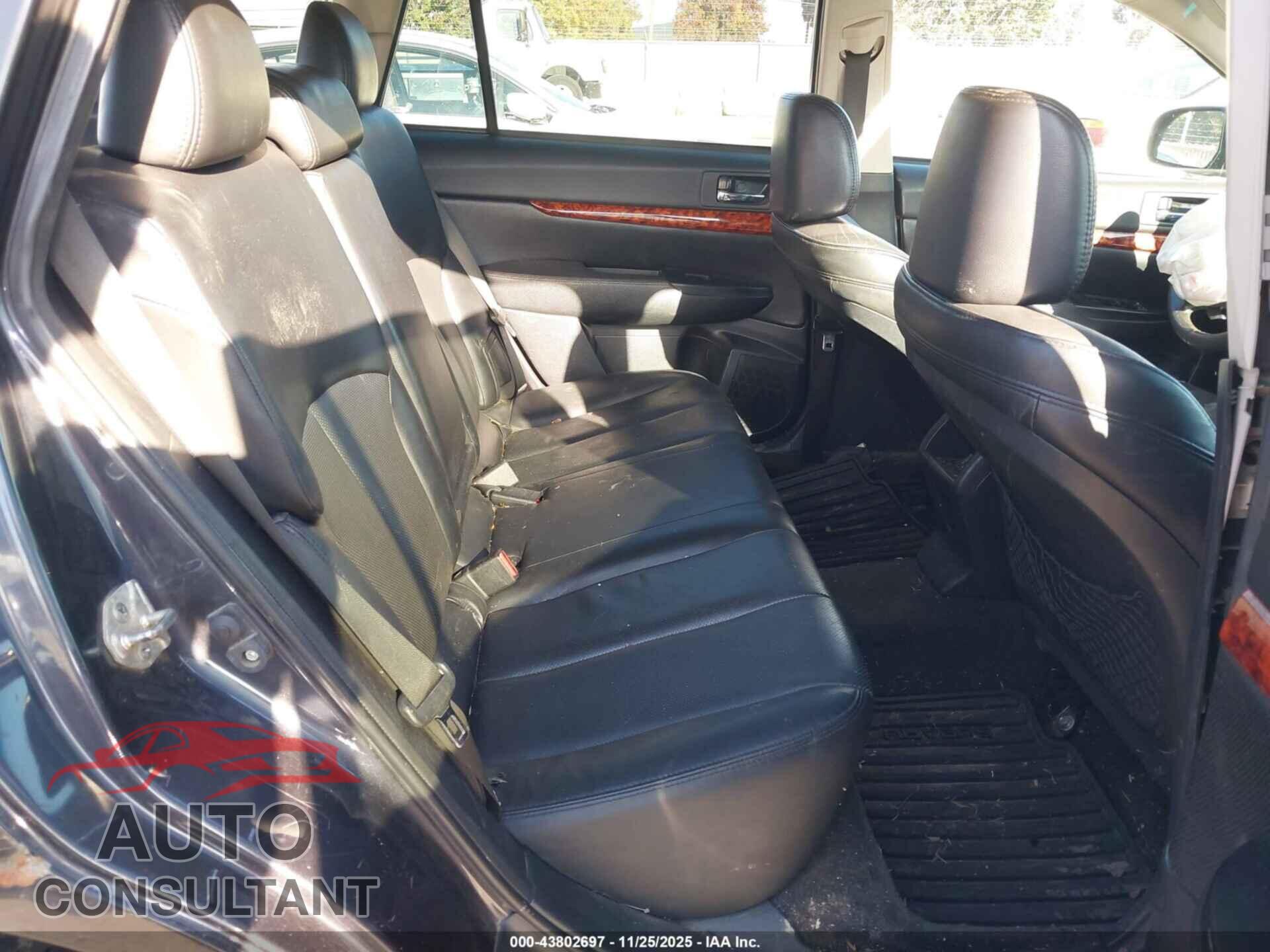 SUBARU OUTBACK 2012 - 4S4BRELC1C2204019