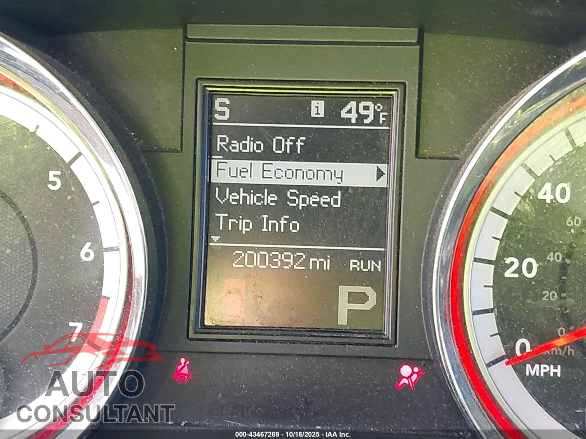 DODGE DURANGO 2013 - 1C4RDJAG4DC608637