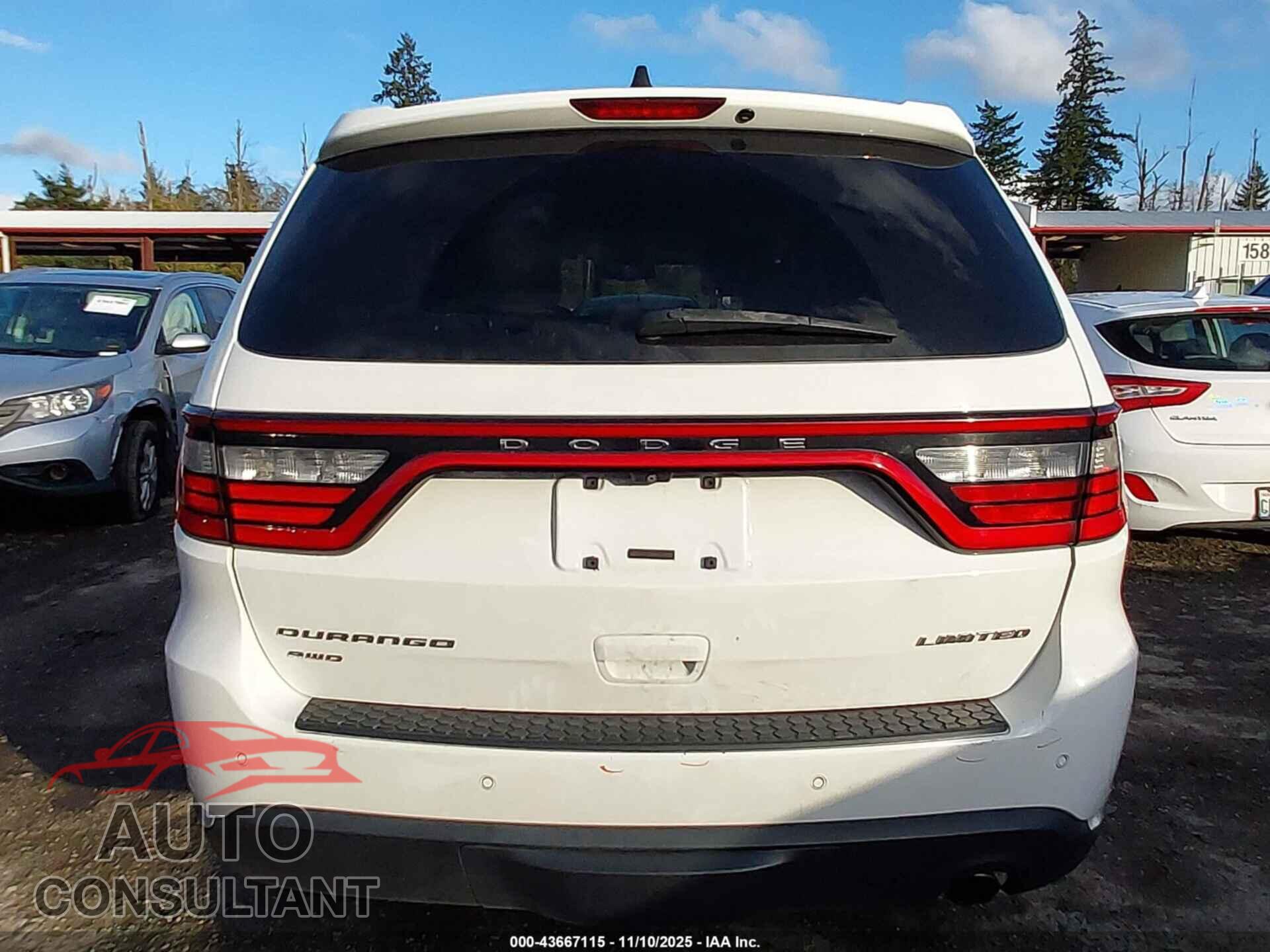 DODGE DURANGO 2014 - 1C4RDJDG8EC593881