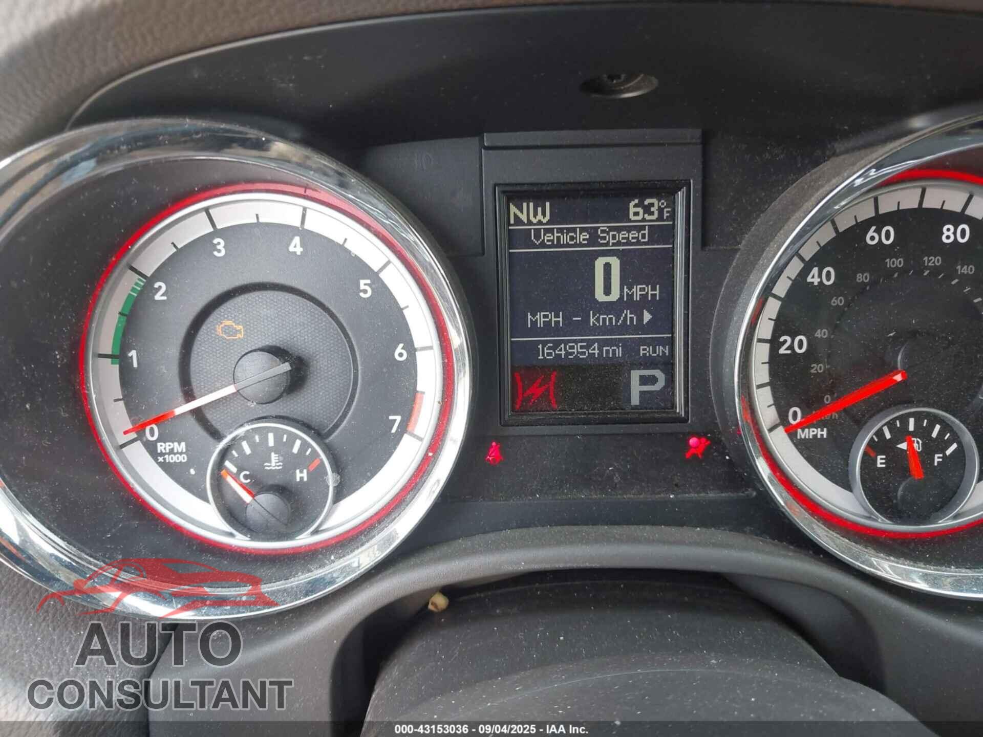 DODGE DURANGO 2013 - 1C4RDJAGXDC601711