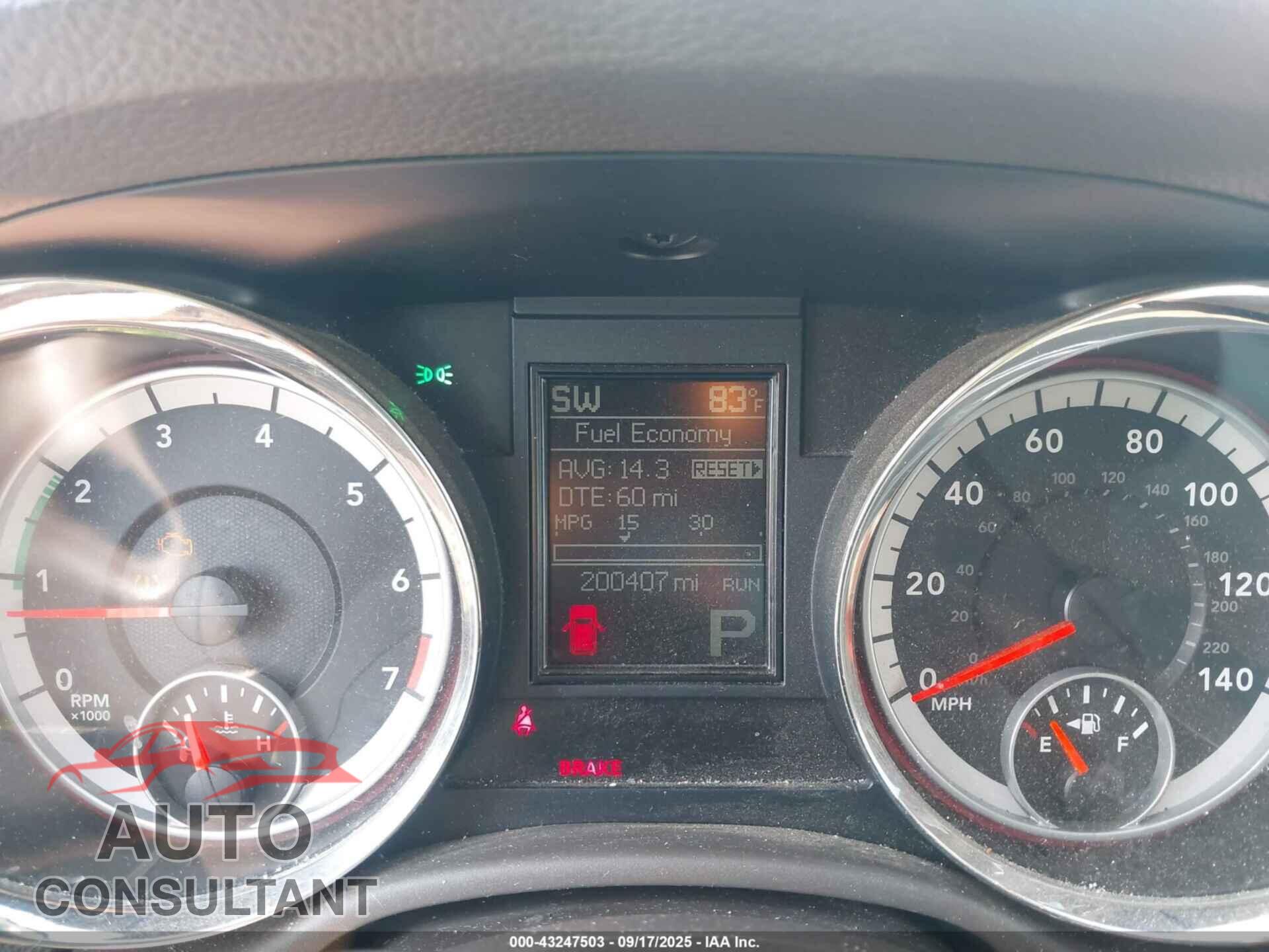 DODGE DURANGO 2013 - 1C4RDJAG8DC572242