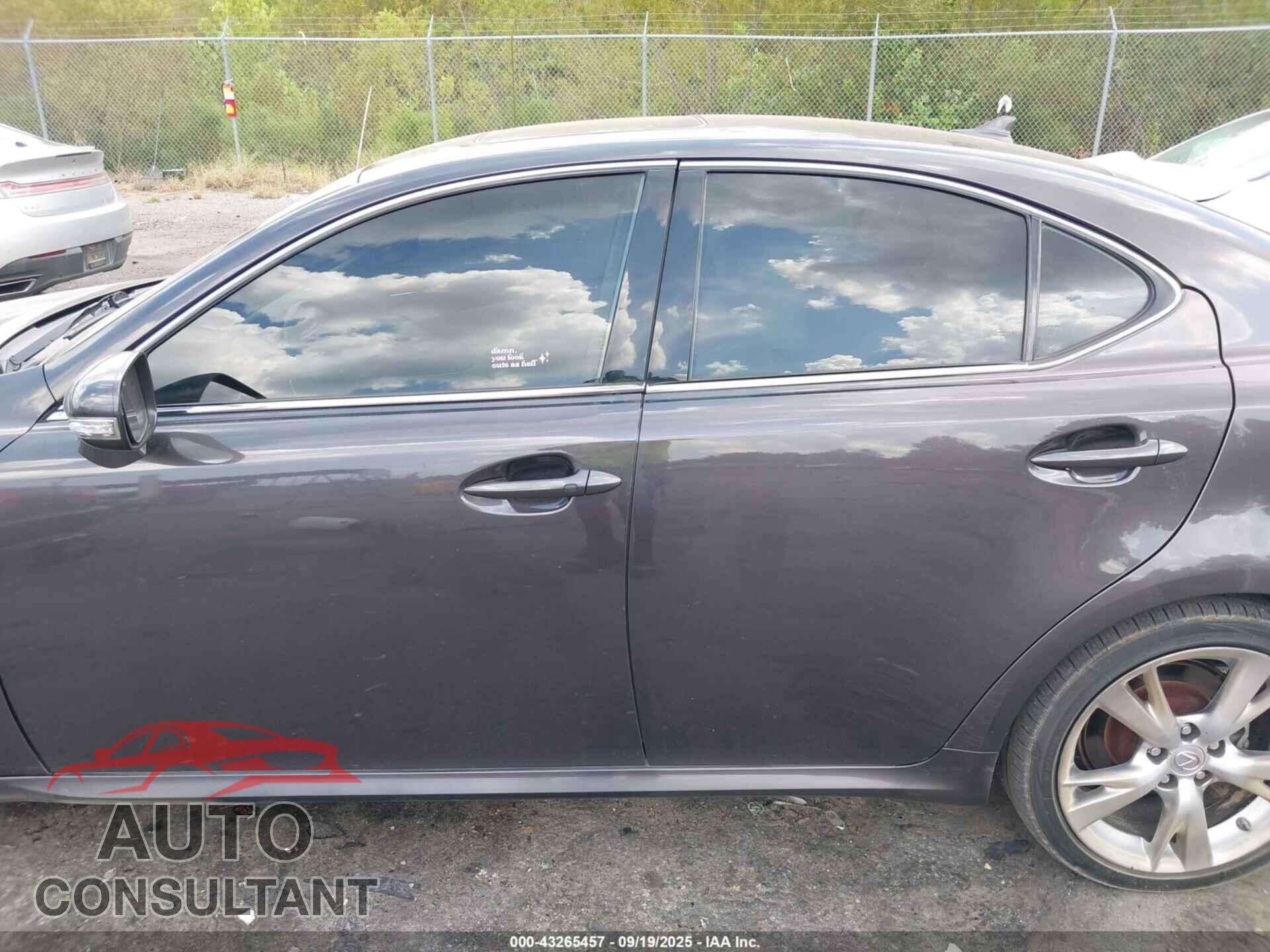 LEXUS IS 250 2010 - JTHBF5C20A5111376
