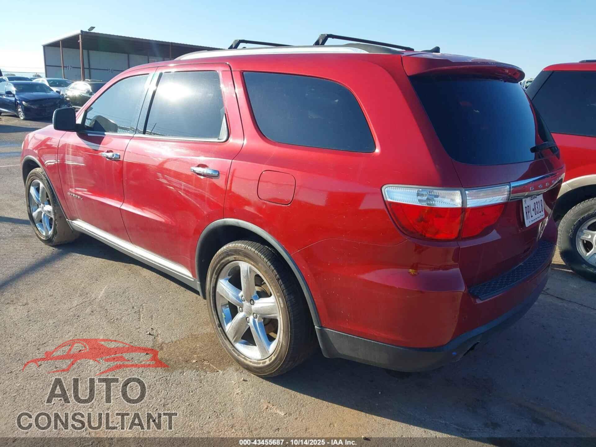 DODGE DURANGO 2011 - 1D4SE5GT2BC594473