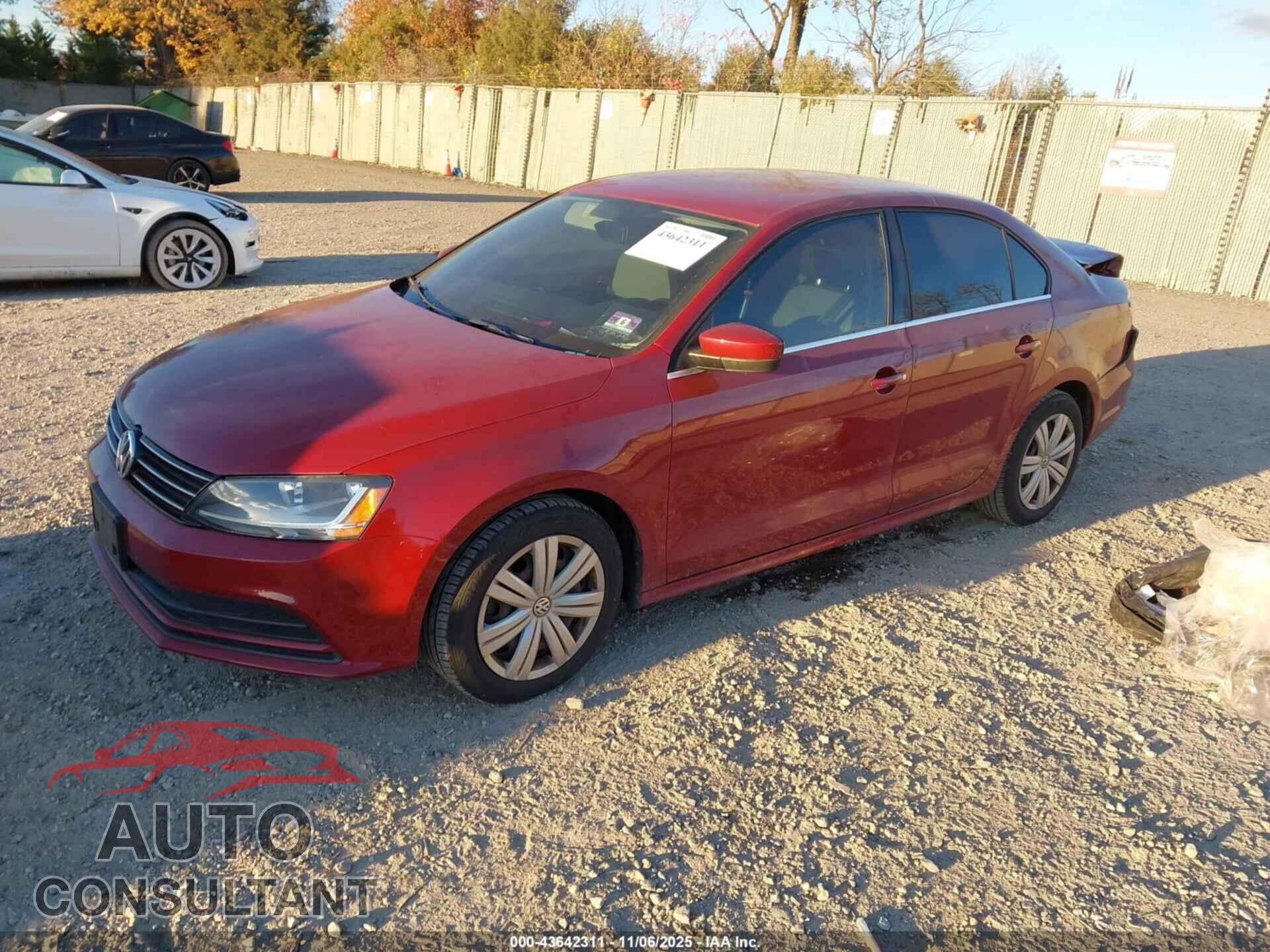 VOLKSWAGEN JETTA 2017 - 3VW2B7AJ9HM385843