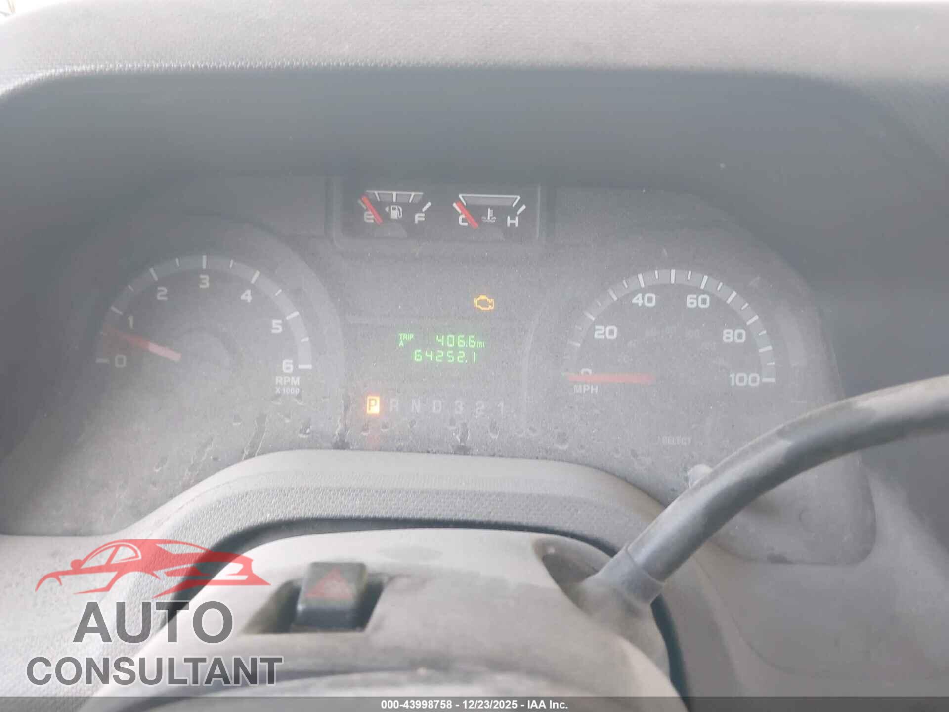 FORD E-350 CUTAWAY 2010 - 1FDWE3FS7ADA96334