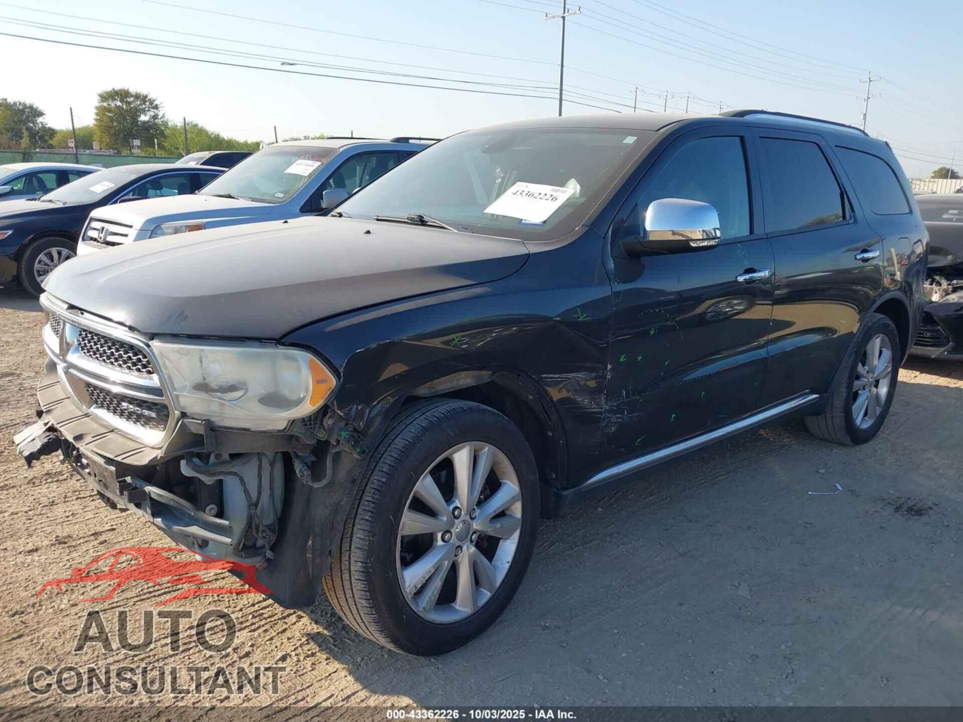 DODGE DURANGO 2011 - 1D4SD4GT3BC593135