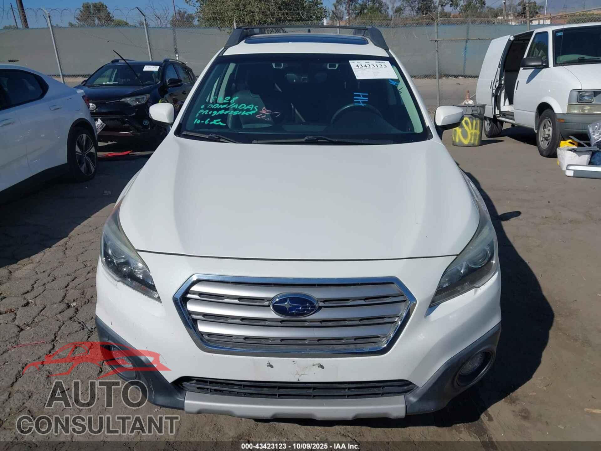 SUBARU OUTBACK 2017 - 4S4BSANC3H3395373