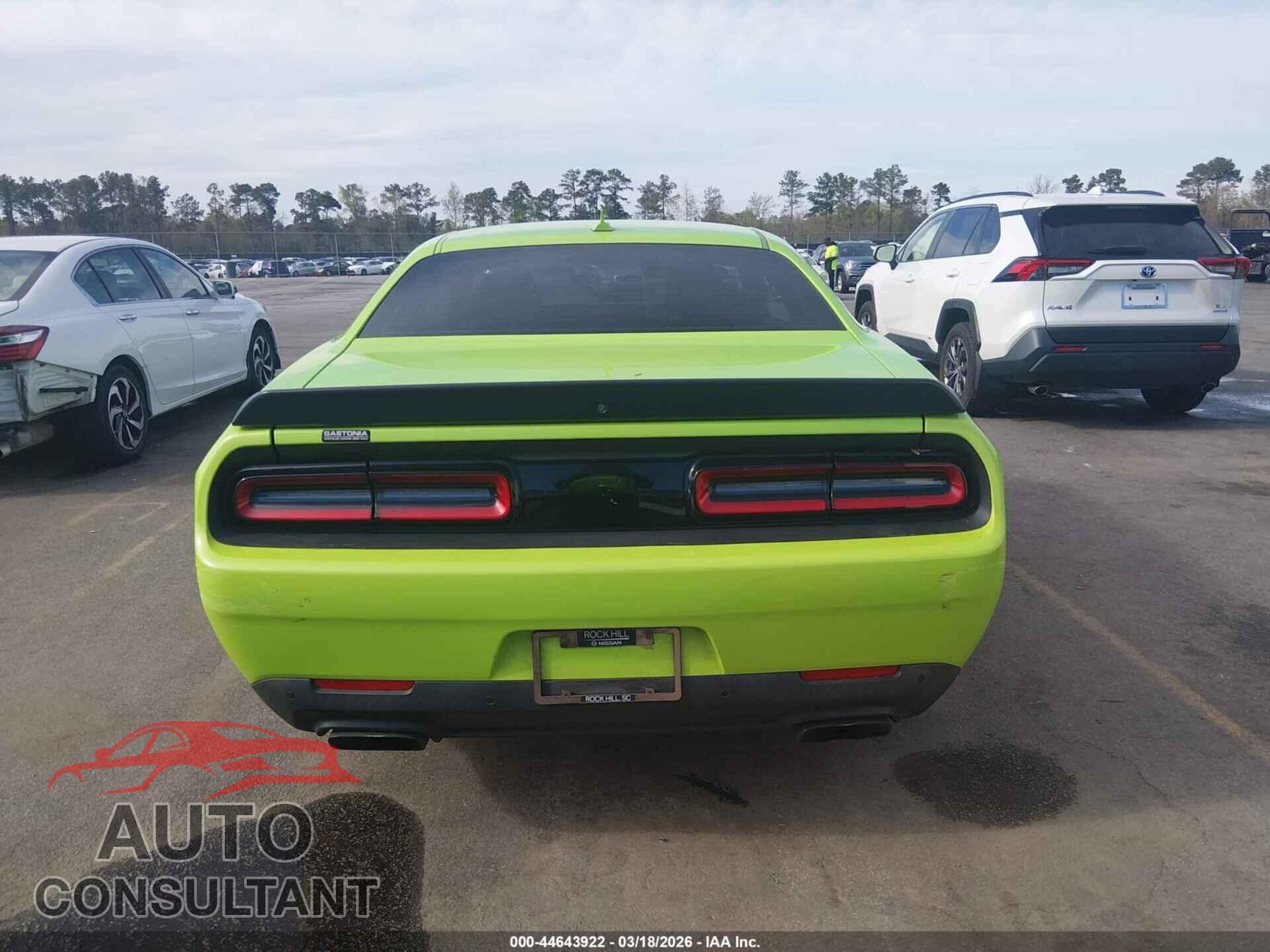 DODGE CHALLENGER 2019 - 2C3CDZFJ4KH694703