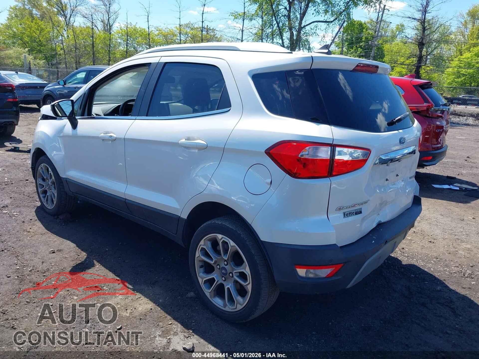 FORD ECOSPORT 2019 - MAJ6S3KL3KC254712