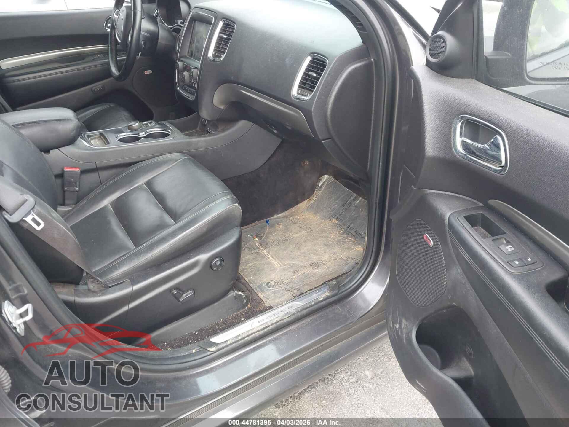 DODGE DURANGO 2017 - 1C4RDHDG2HC944555