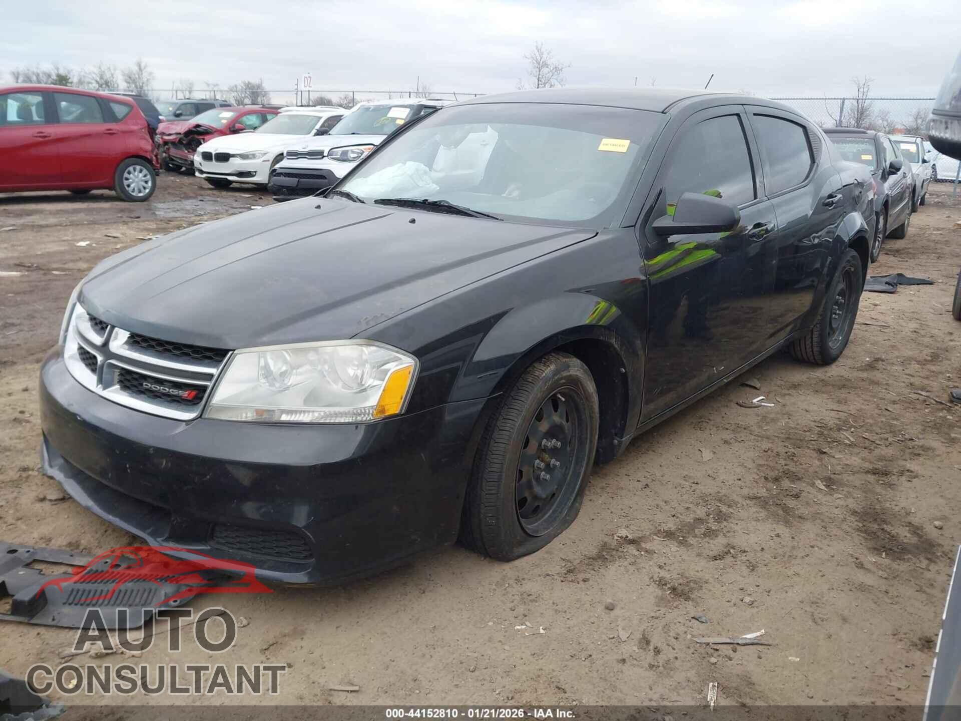 DODGE AVENGER 2013 - 1C3CDZAB3DN618013
