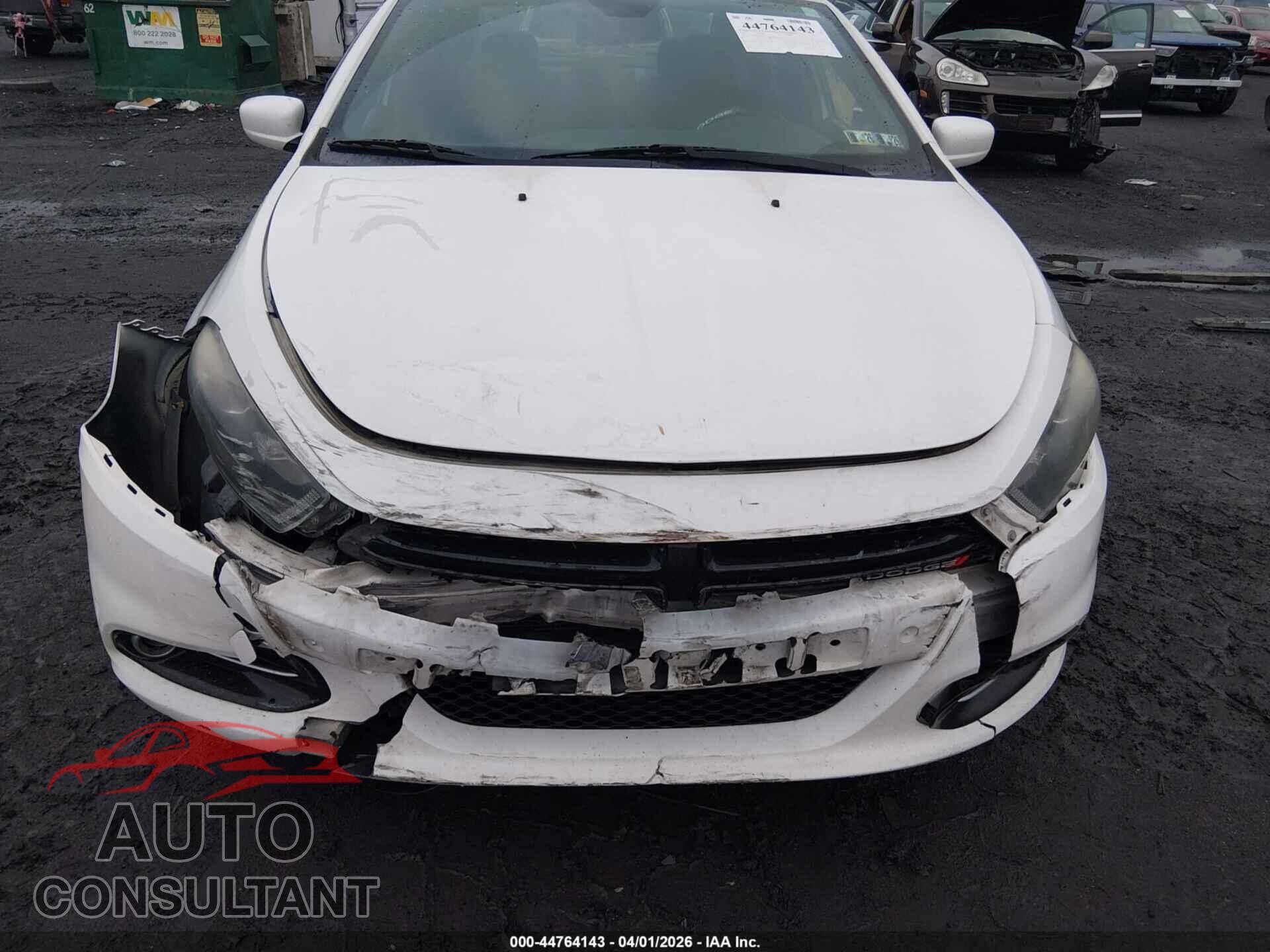 DODGE DART 2015 - 1C3CDFBB2FD421730