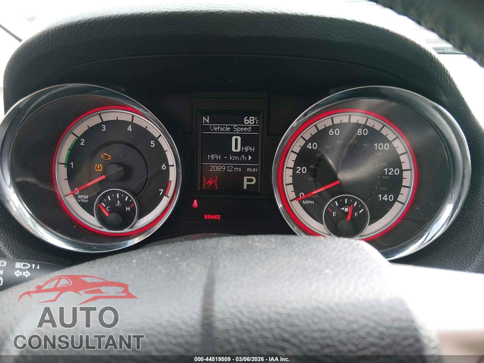 DODGE DURANGO 2013 - 1C4RDJAG5DC699207