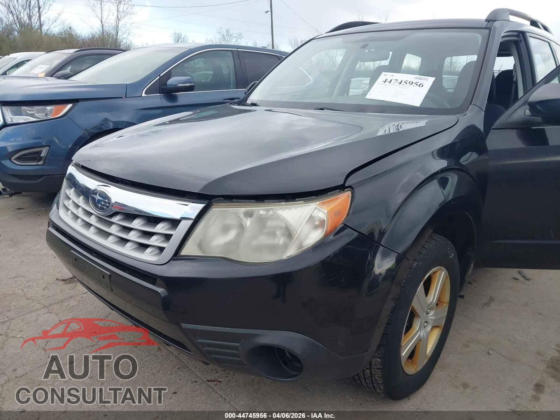 SUBARU FORESTER 2012 - JF2SHBBC5CH454322